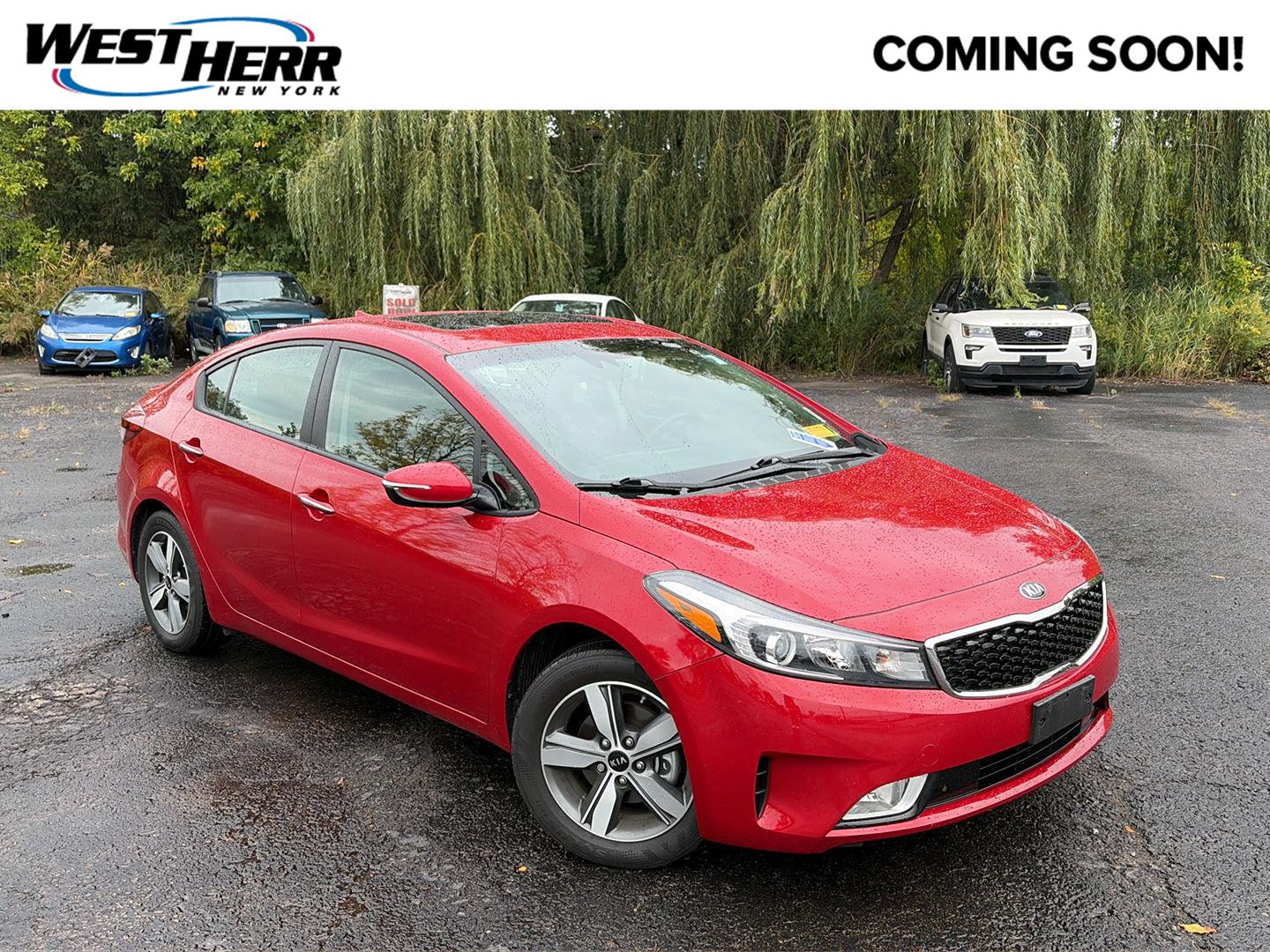 Currant Red 2018 Kia Forte Sedan Front-Wheel Drive Automatic