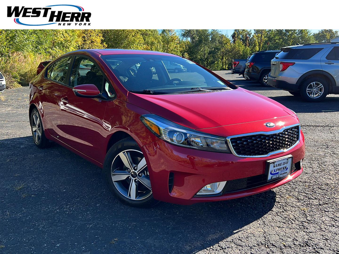 Currant Red 2018 Kia Forte Sedan Front-Wheel Drive Automatic