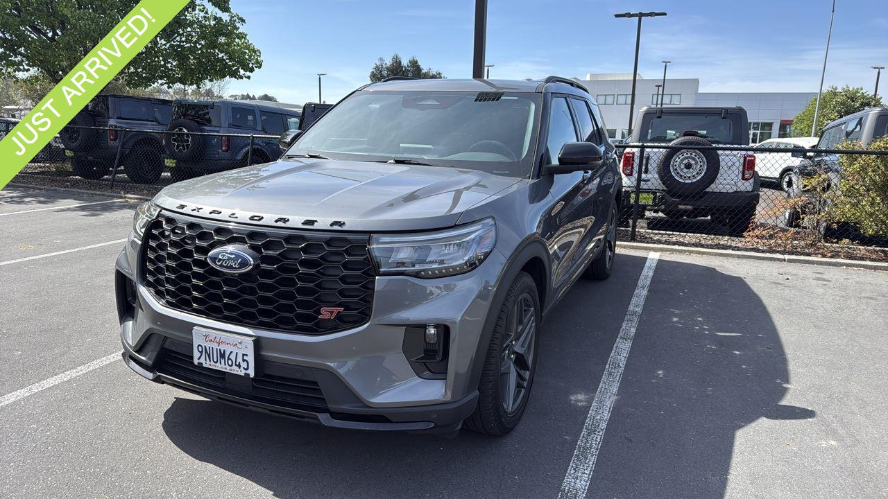 Carbonized Gray 2025 Ford Explorer ST AWD SUV / Crossover All-Wheel Drive Automatic