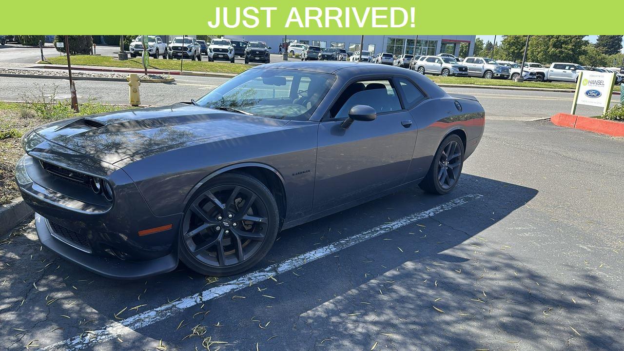 Gray (Granite Pearlcoat) 2021 Dodge Challenger R/T RWD Coupe Rear-Wheel Drive 8-Speed Automatic