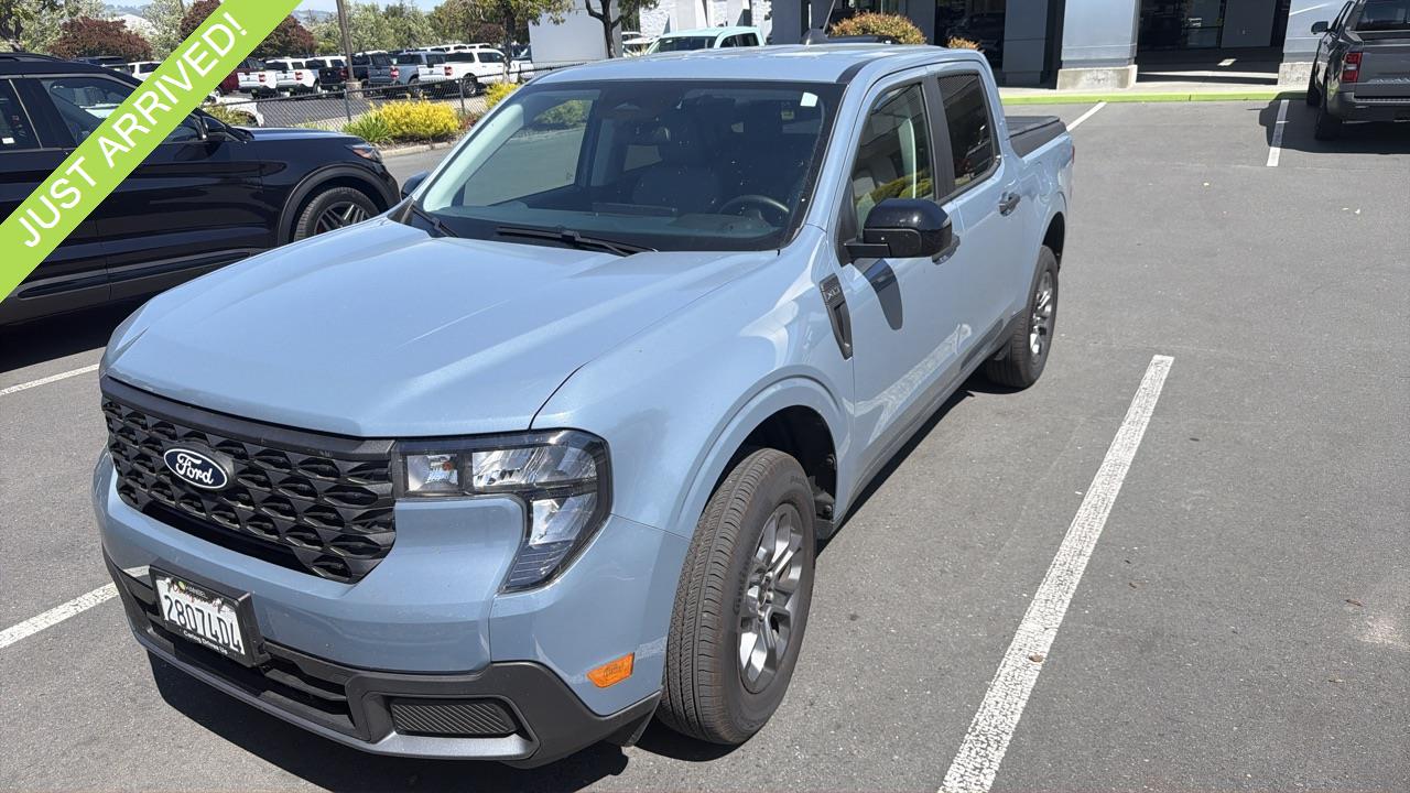 Blue (Azure Gray Metallic Tri-Coat) 2025 Ford Maverick Pickup Truck Front-Wheel Drive 1-Speed Dual Clutch