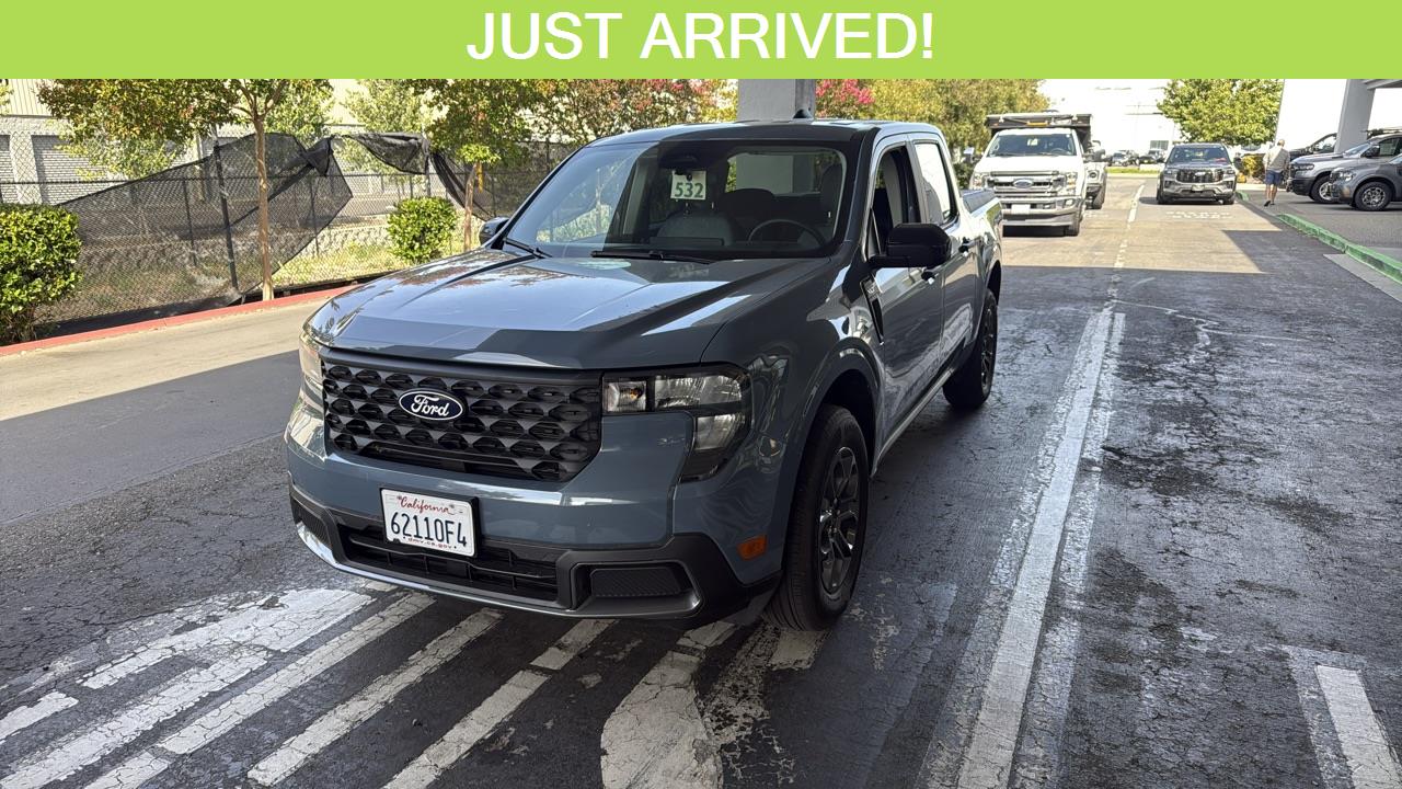 Blue (Azure Gray Metallic Tri-Coat) 2025 Ford Maverick Pickup Truck Front-Wheel Drive 1-Speed Dual Clutch