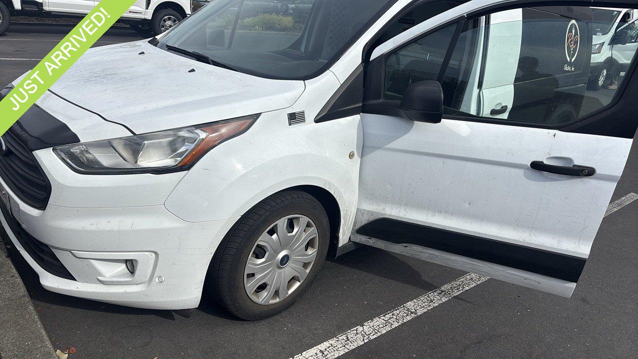 Frozen White 2019 Ford Transit Connect Van Front-Wheel Drive 8-Speed Automatic