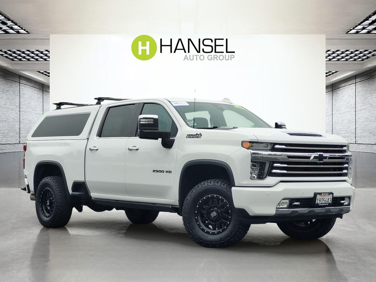 Summit White 2020 Chevrolet Silverado 2500HD High Country Crew Cab 4WD Pickup Truck Four-Wheel Drive Automatic