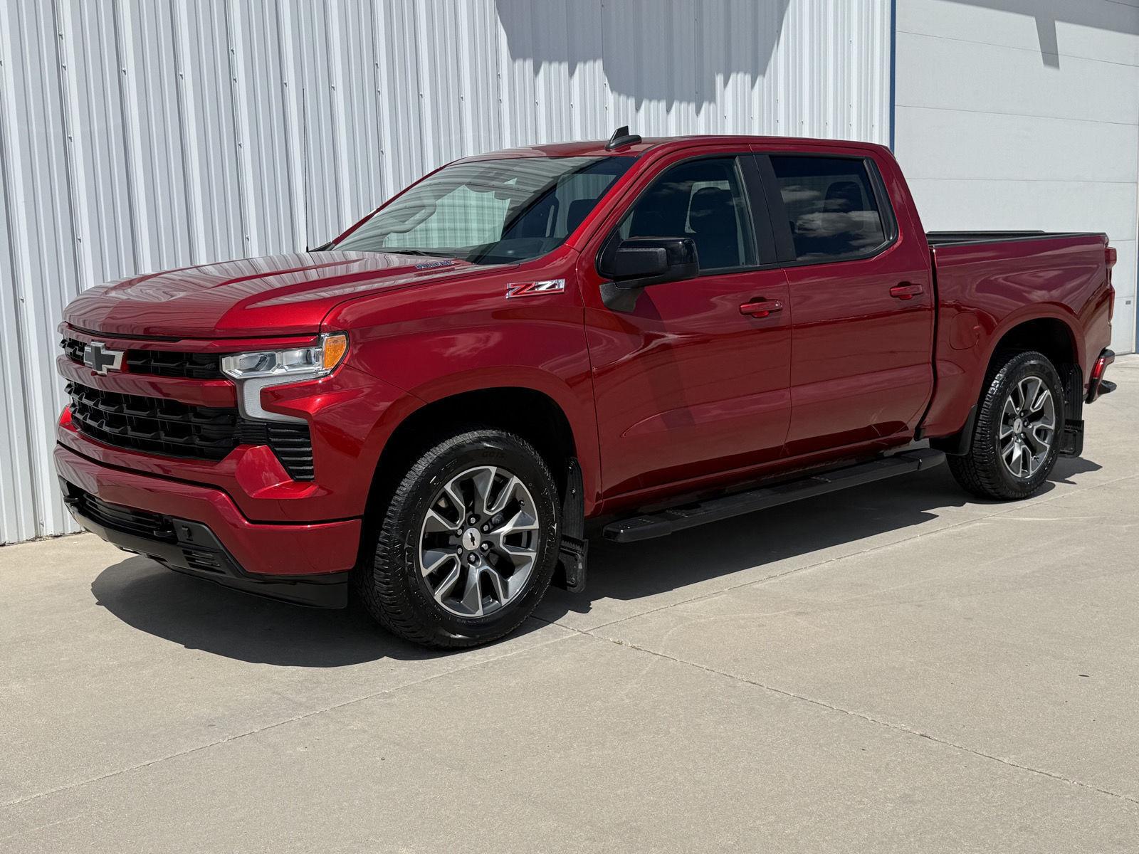 Radiant Red Tintcoat 2024 Chevrolet Silverado 1500 Pickup Truck Four-Wheel Drive 8-Speed Automatic