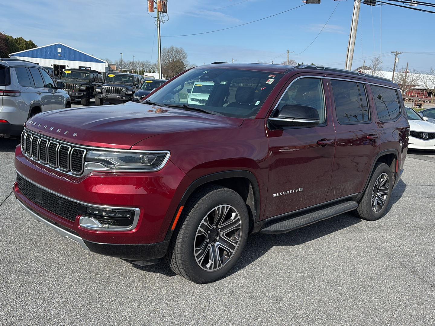 Velvet Red Pearlcoat 2024 Jeep Wagoneer Series II 4WD SUV / Crossover Four-Wheel Drive 8-Speed Automatic