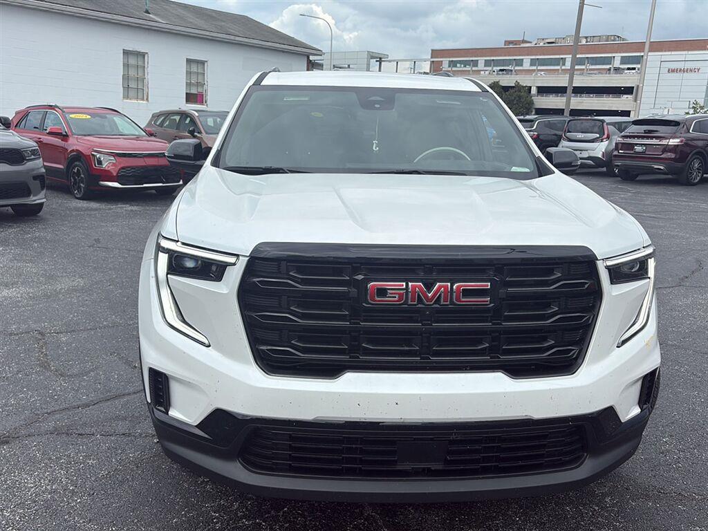 White Frost Tricoat 2025 GMC Acadia SUV / Crossover Four-Wheel Drive 8-Speed Automatic
