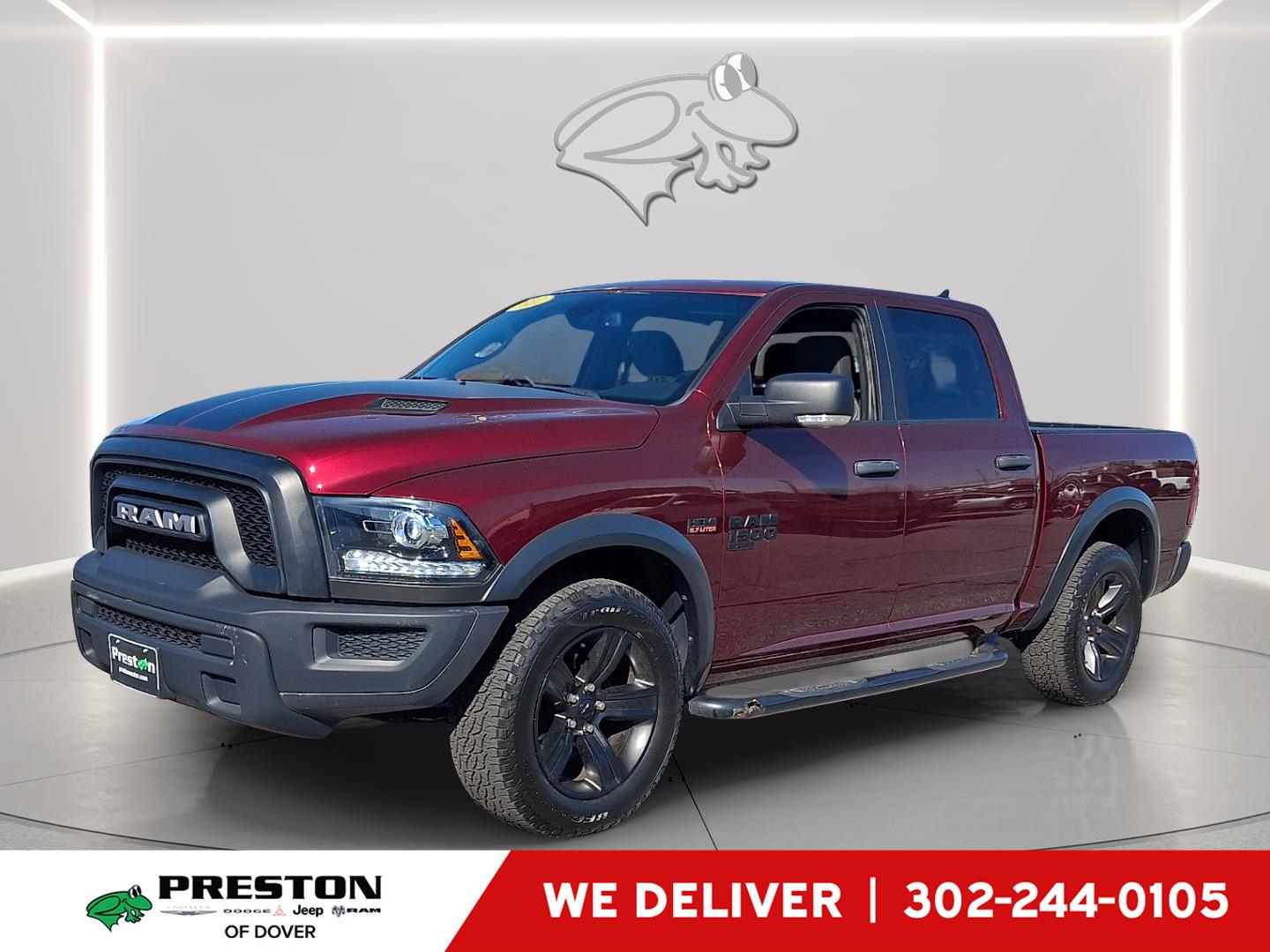 Red Pearl 2021 RAM 1500 Classic Warlock Crew Cab 4WD Pickup Truck Four-Wheel Drive 8-Speed Automatic