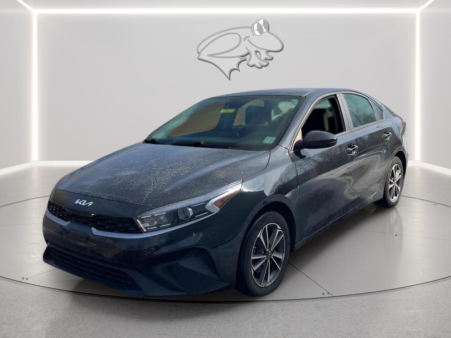 Aurora Black 2022 Kia Forte LXS FWD Sedan Front-Wheel Drive Continuously Variable Transmission