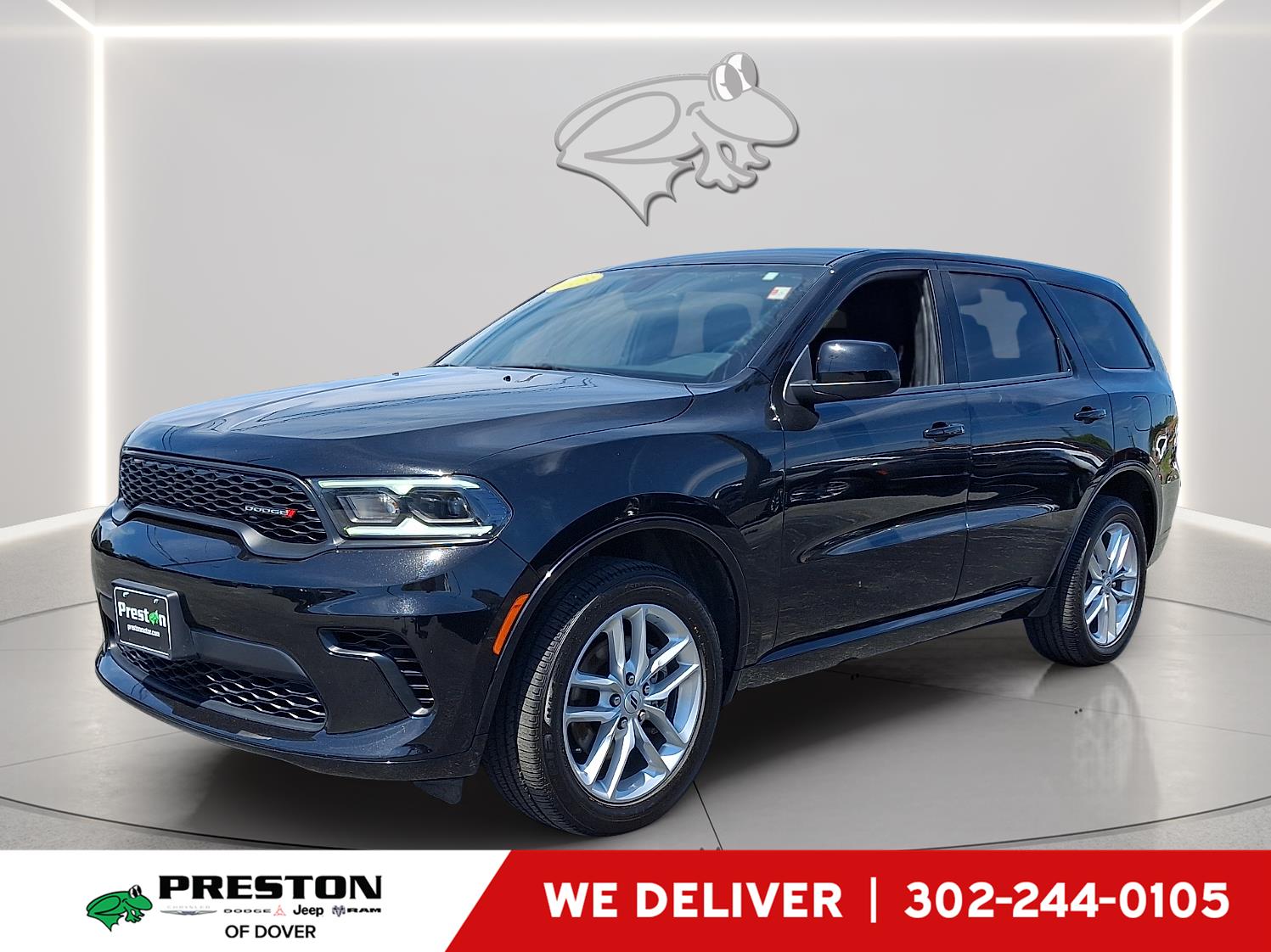 DB Black Clearcoat 2025 Dodge Durango GT AWD SUV / Crossover All-Wheel Drive 8-Speed Automatic