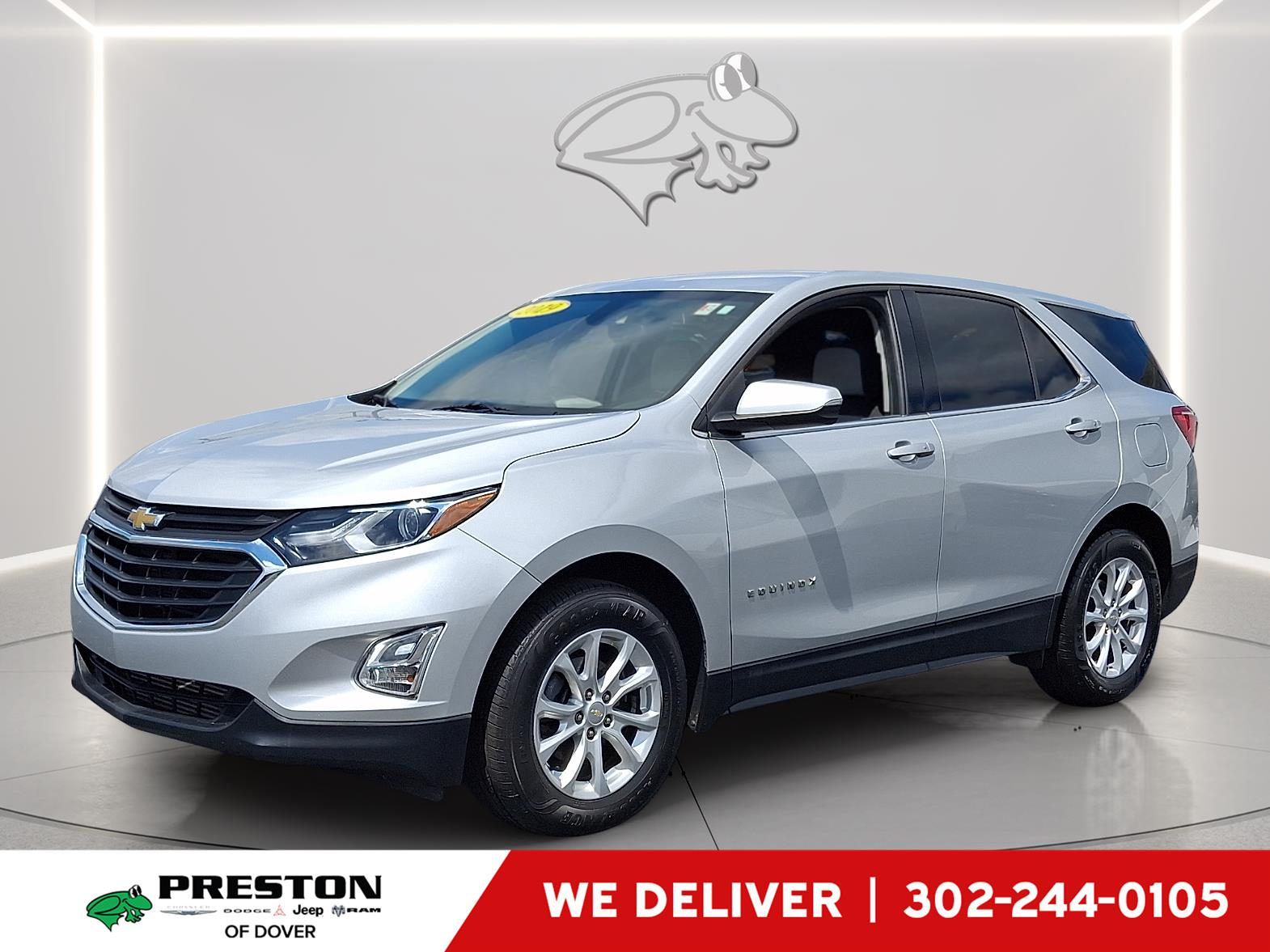 Silver Ice Metallic 2019 Chevrolet Equinox SUV / Crossover Front-Wheel Drive 6-Speed Automatic Overdrive