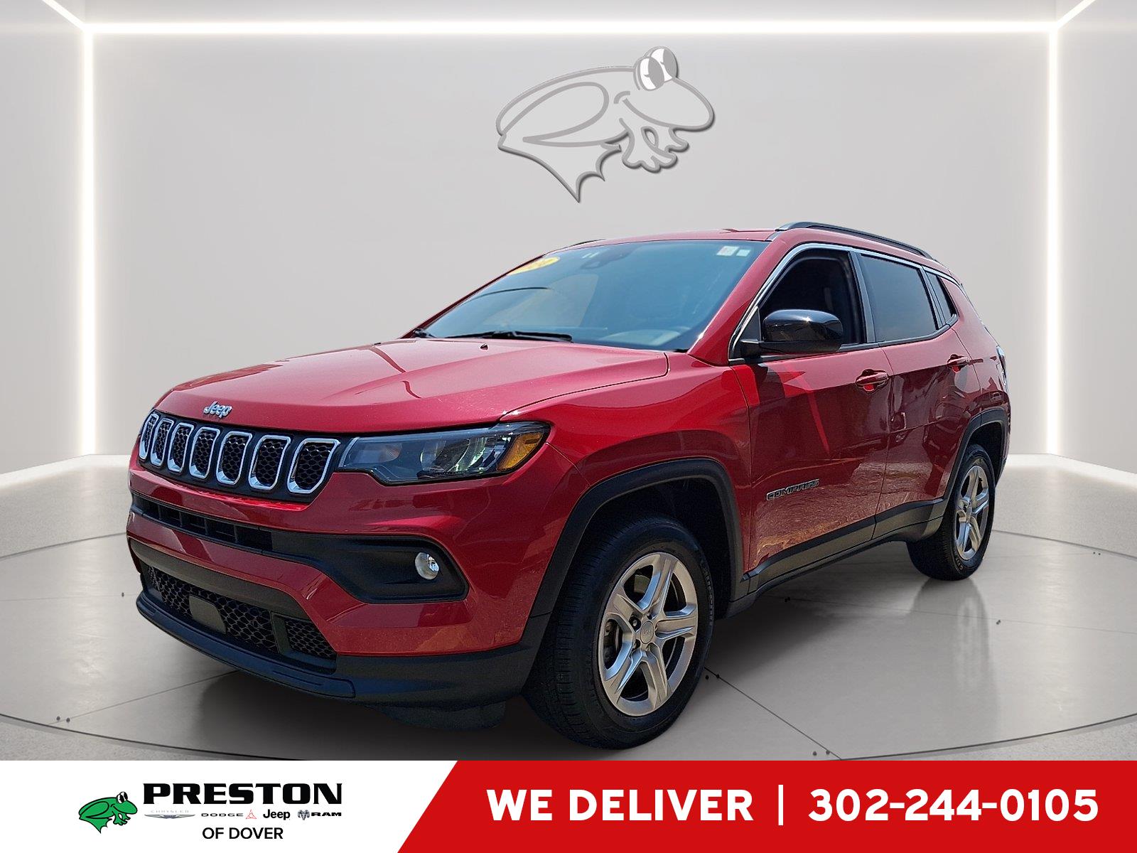 Red Hot Pearlcoat 2024 Jeep Compass SUV / Crossover Four-Wheel Drive 8-Speed Automatic