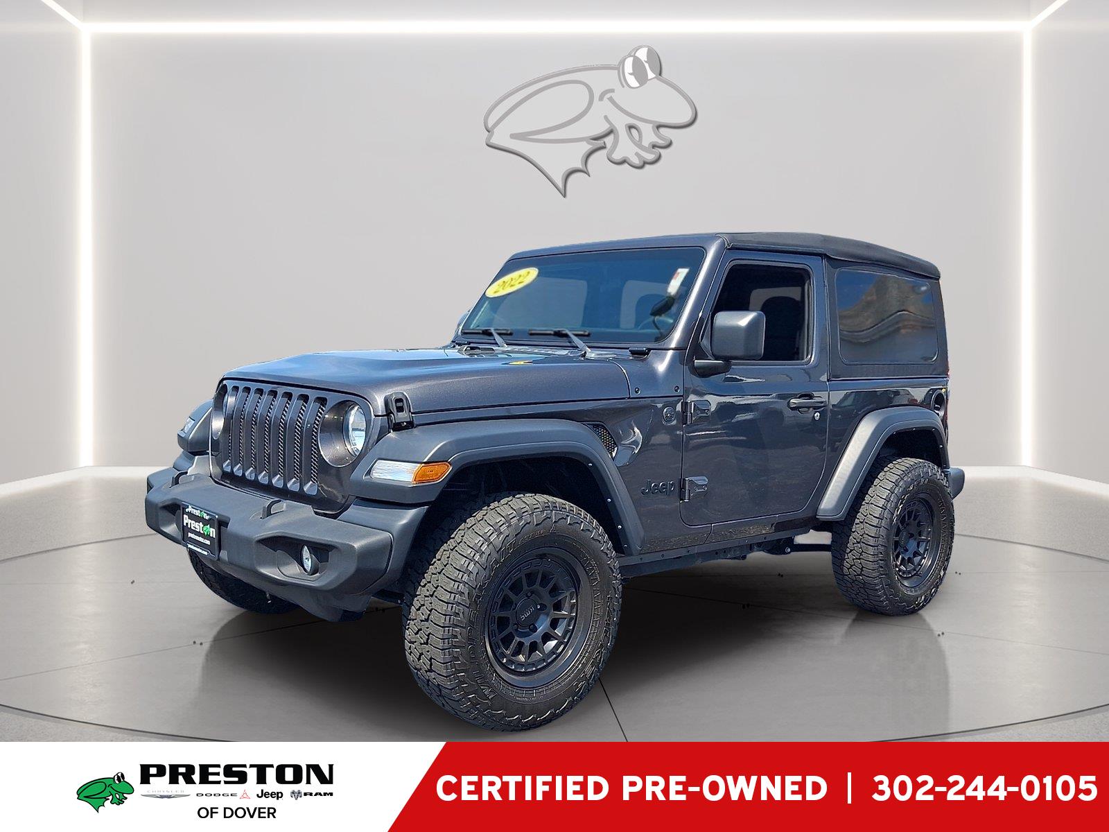 Gray (Granite Crystal Metallic Clearcoat) 2022 Jeep Wrangler SUV / Crossover Four-Wheel Drive 8-Speed Automatic