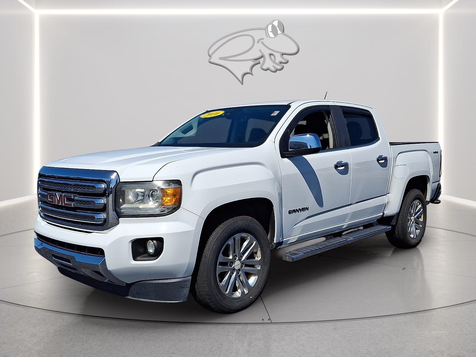 Summit White 2016 GMC Canyon Pickup Truck Four-Wheel Drive 6-Speed Automatic