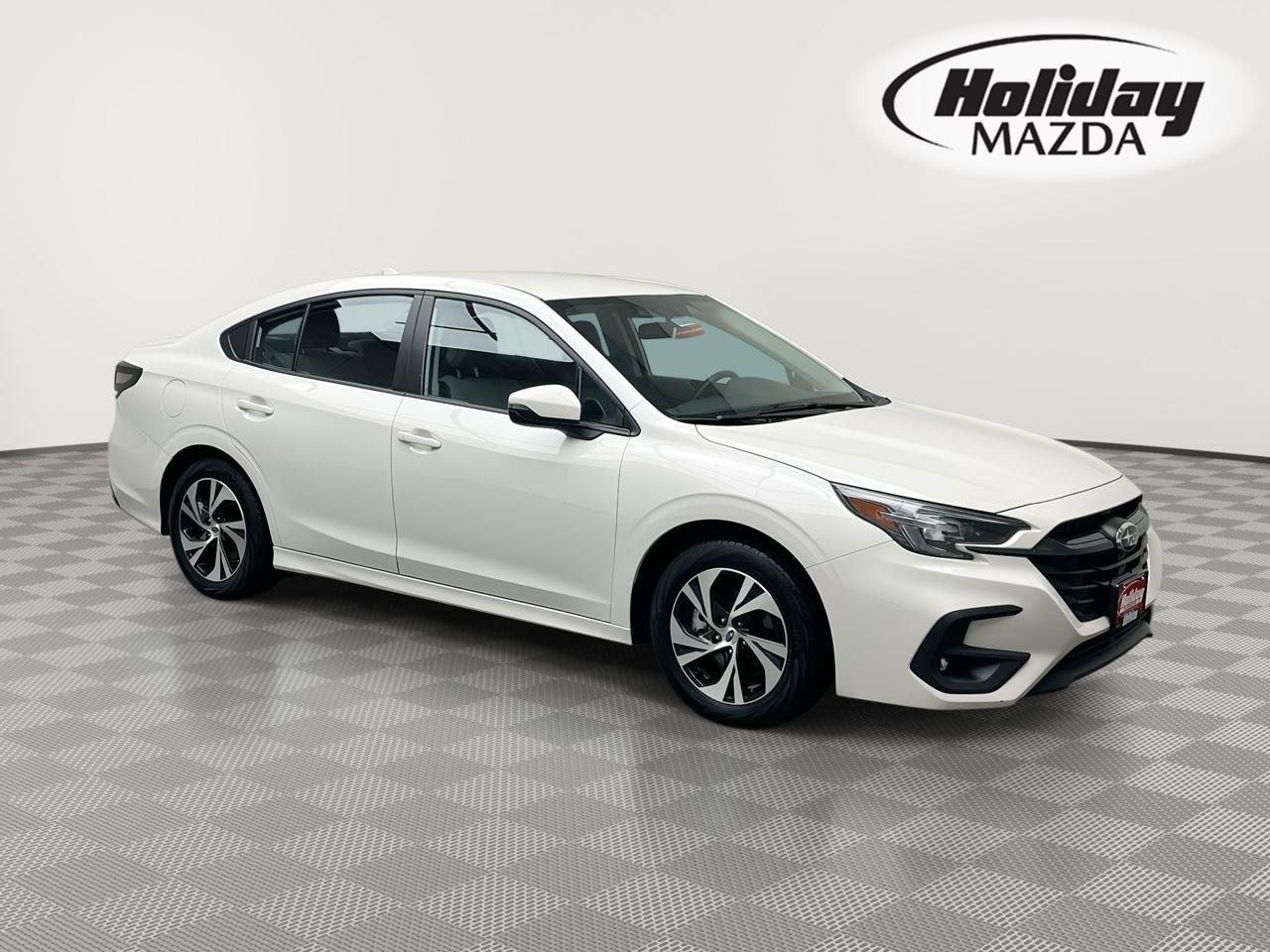 Crystal White Pearl 2025 Subaru Legacy Sedan All-Wheel Drive Continuously Variable Transmission