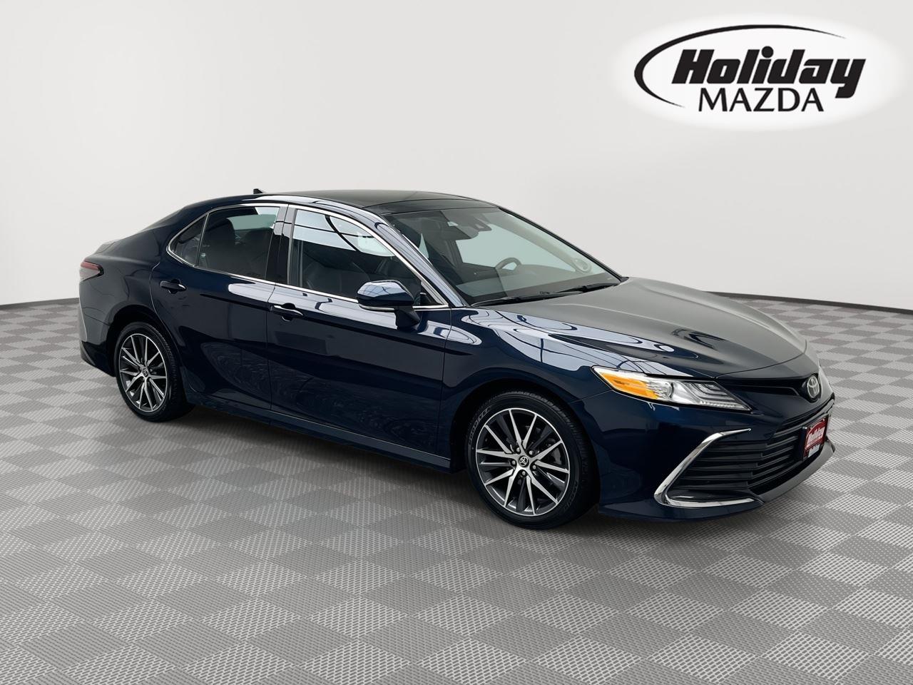 Teal (Galactic Aqua Mica) 2021 Toyota Camry Sedan All-Wheel Drive 8-Speed Automatic