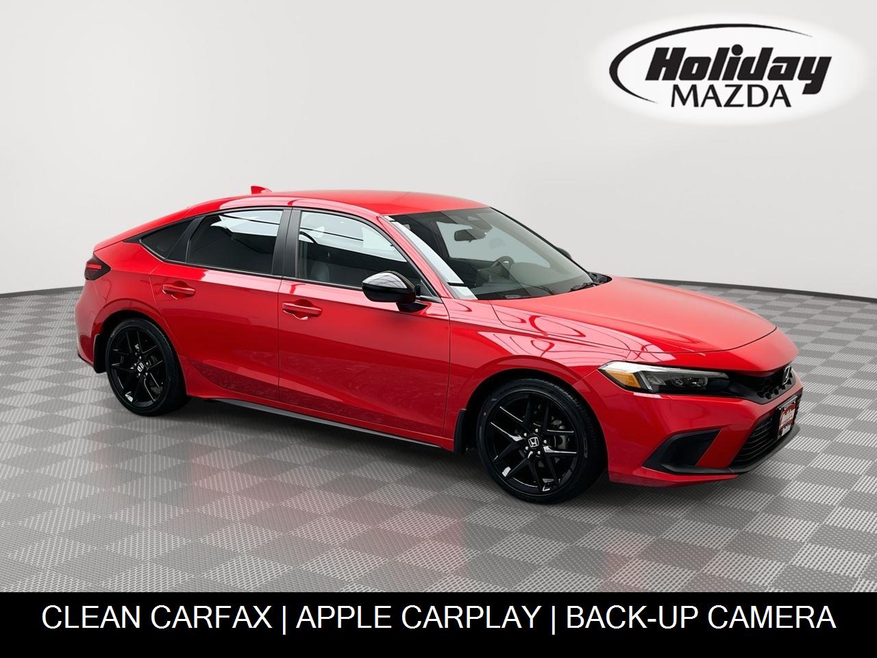 Rallye Red 2024 Honda Civic Hatchback Hatchback Front-Wheel Drive 6-Speed Manual