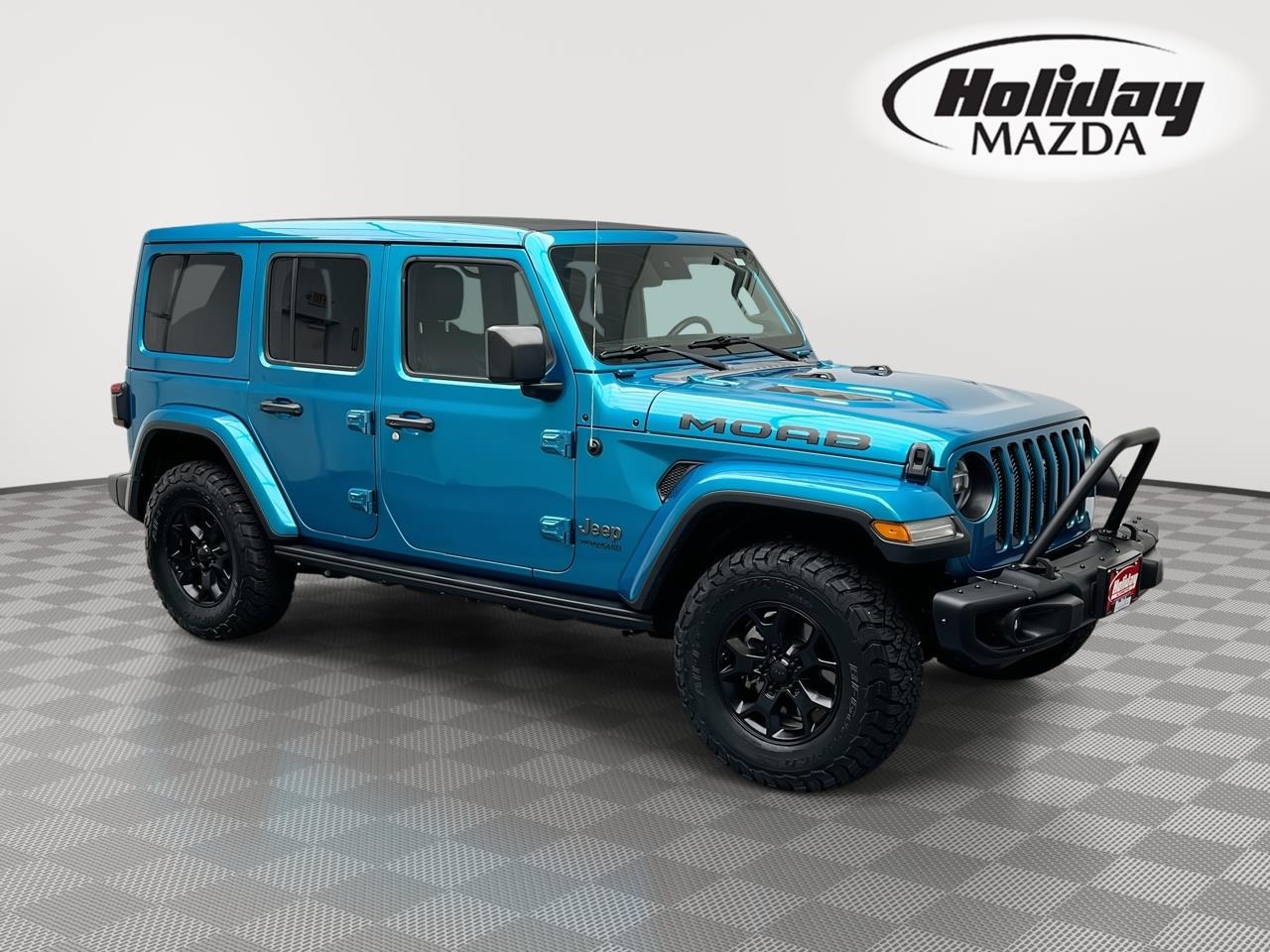 Ocean Blue Metallic Clearcoat 2019 Jeep Wrangler SUV / Crossover Four-Wheel Drive 8-Speed Automatic