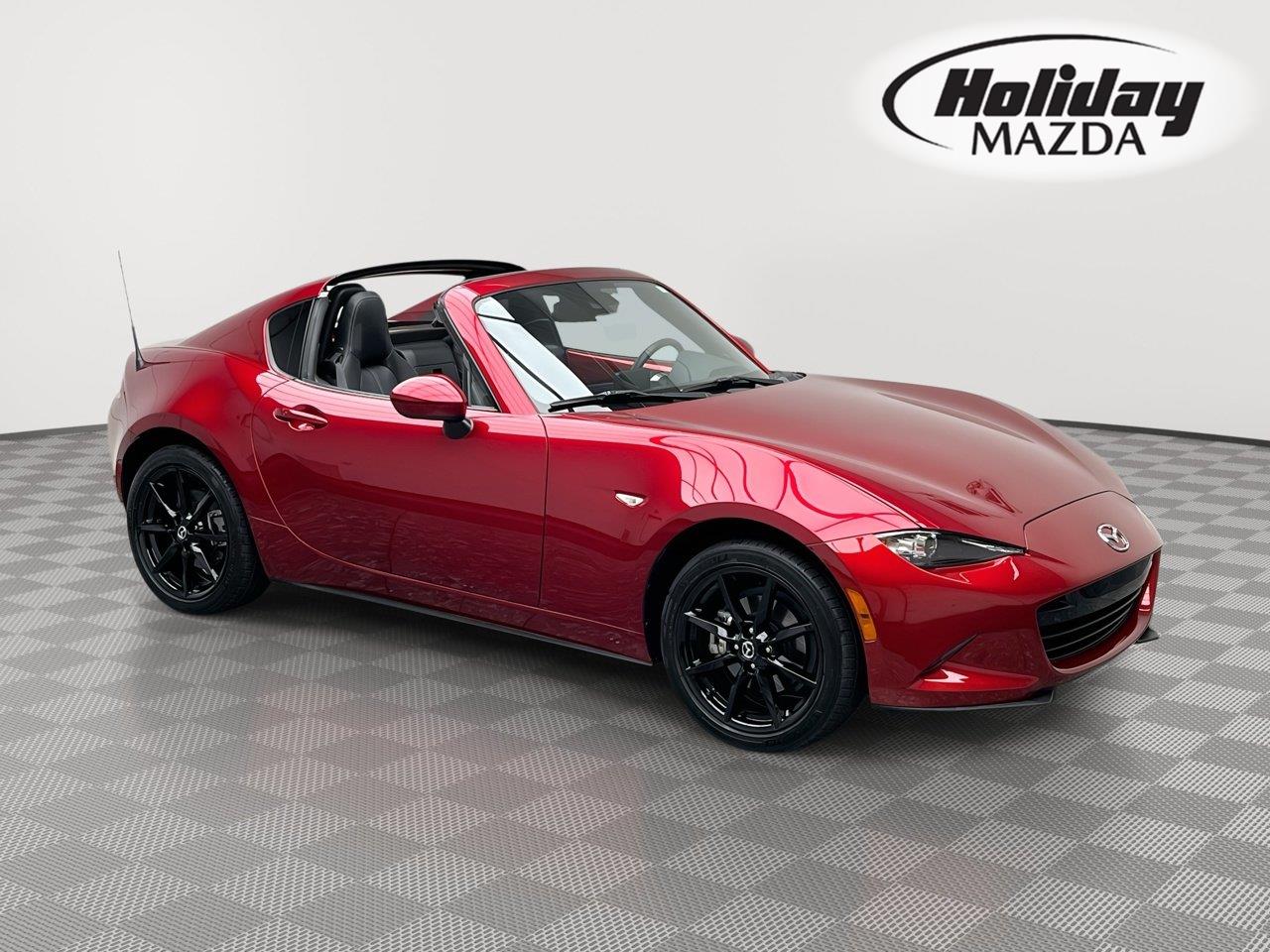 Soul Red Crystal Metallic 2021 Mazda MX-5 Miata Convertible Rear-Wheel Drive Automatic