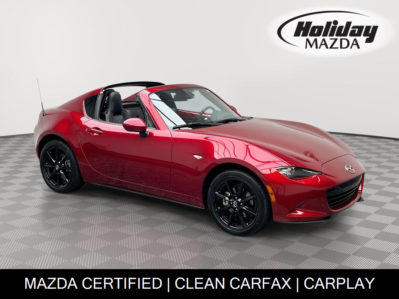 Soul Red Crystal Metallic 2021 Mazda MX-5 Miata Convertible Rear-Wheel Drive Automatic