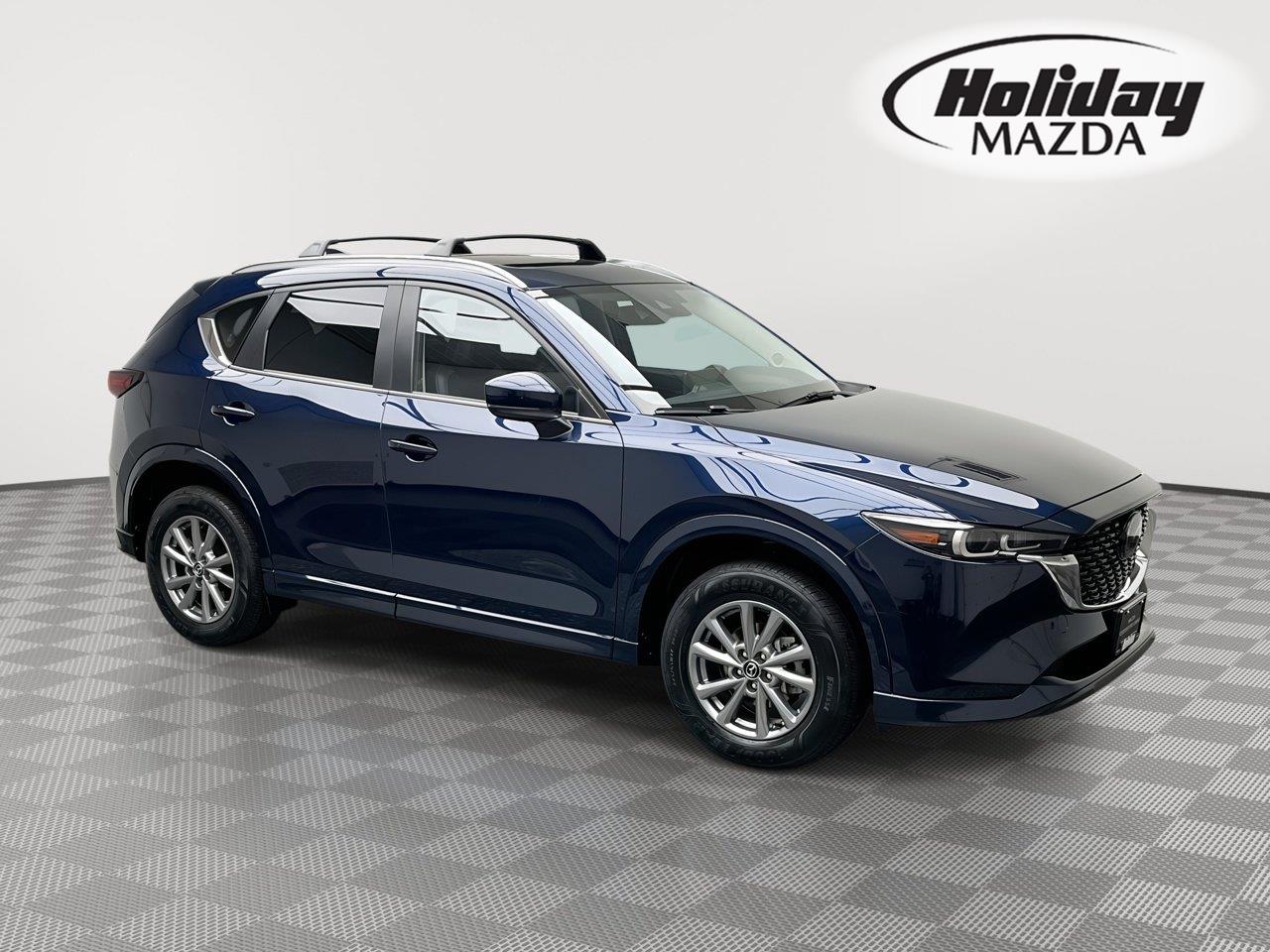 Deep Crystal Blue Mica 2024 Mazda CX-5 SUV / Crossover All-Wheel Drive Automatic