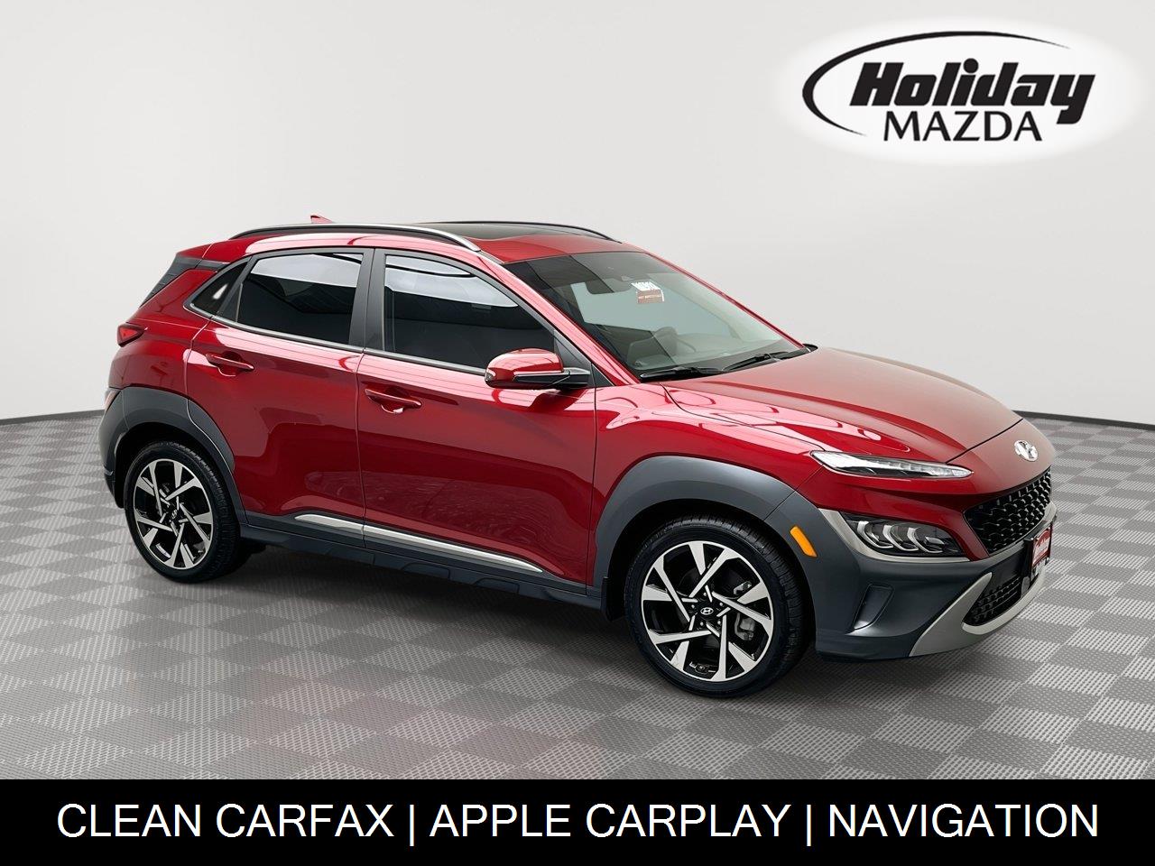 Ultimate Red 2023 Hyundai Kona SUV / Crossover All-Wheel Drive Automatic