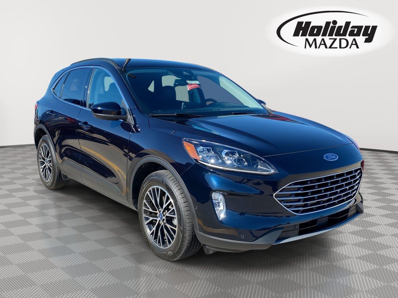 Antimatter Blue 2021 Ford Escape Hybrid Plug-in SUV / Crossover Front-Wheel Drive Continuously Variable Transmission