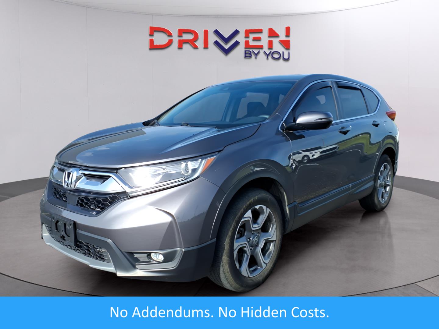 Gray (Modern Steel Metallic) 2019 Honda CR-V EX AWD SUV / Crossover All-Wheel Drive Continuously Variable Transmission