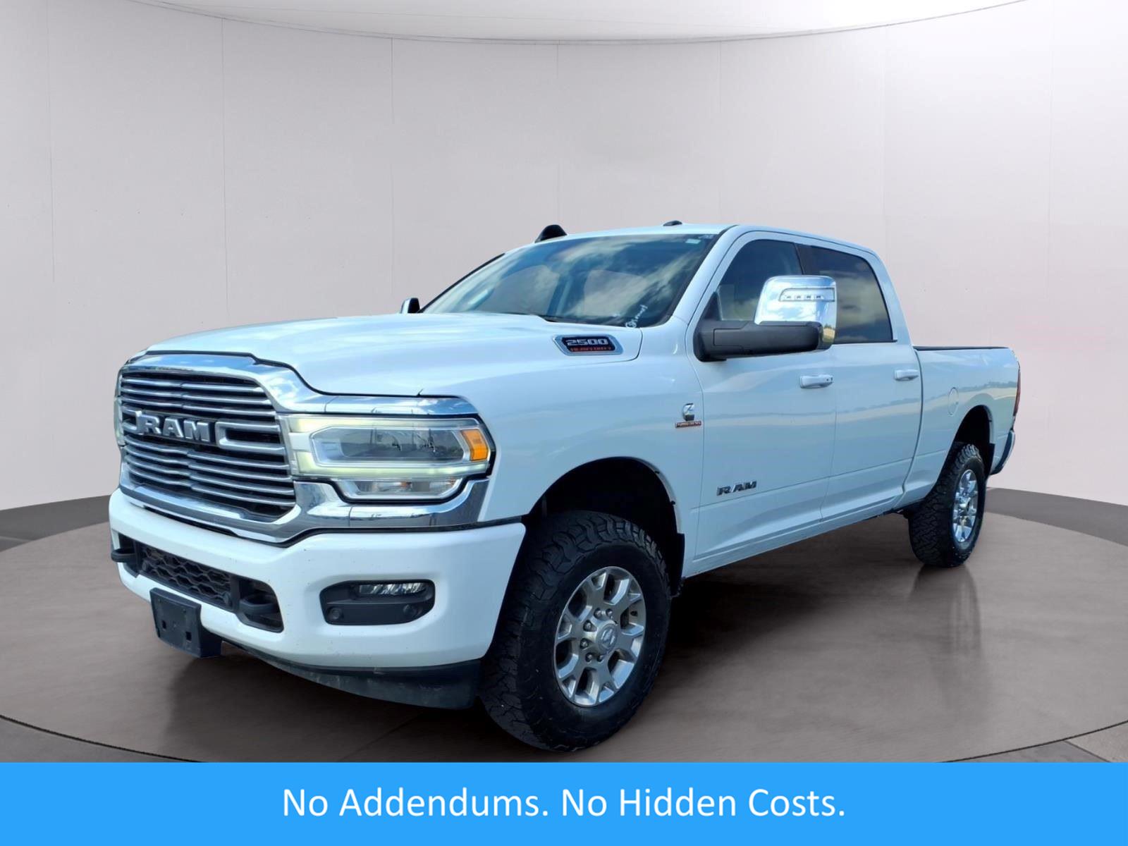 Bright White Clearcoat 2024 RAM 2500 Pickup Truck Four-Wheel Drive 6-Speed Automatic