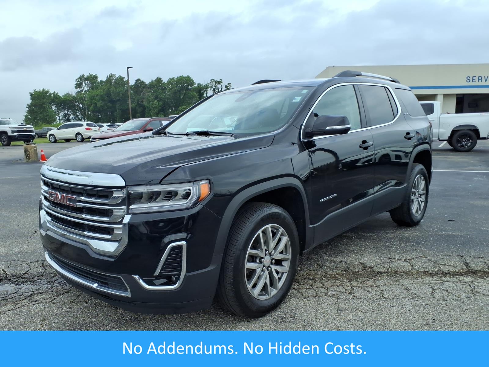 Black (Ebony Twilight Metallic) 2023 GMC Acadia SUV / Crossover Four-Wheel Drive 9-Speed Automatic