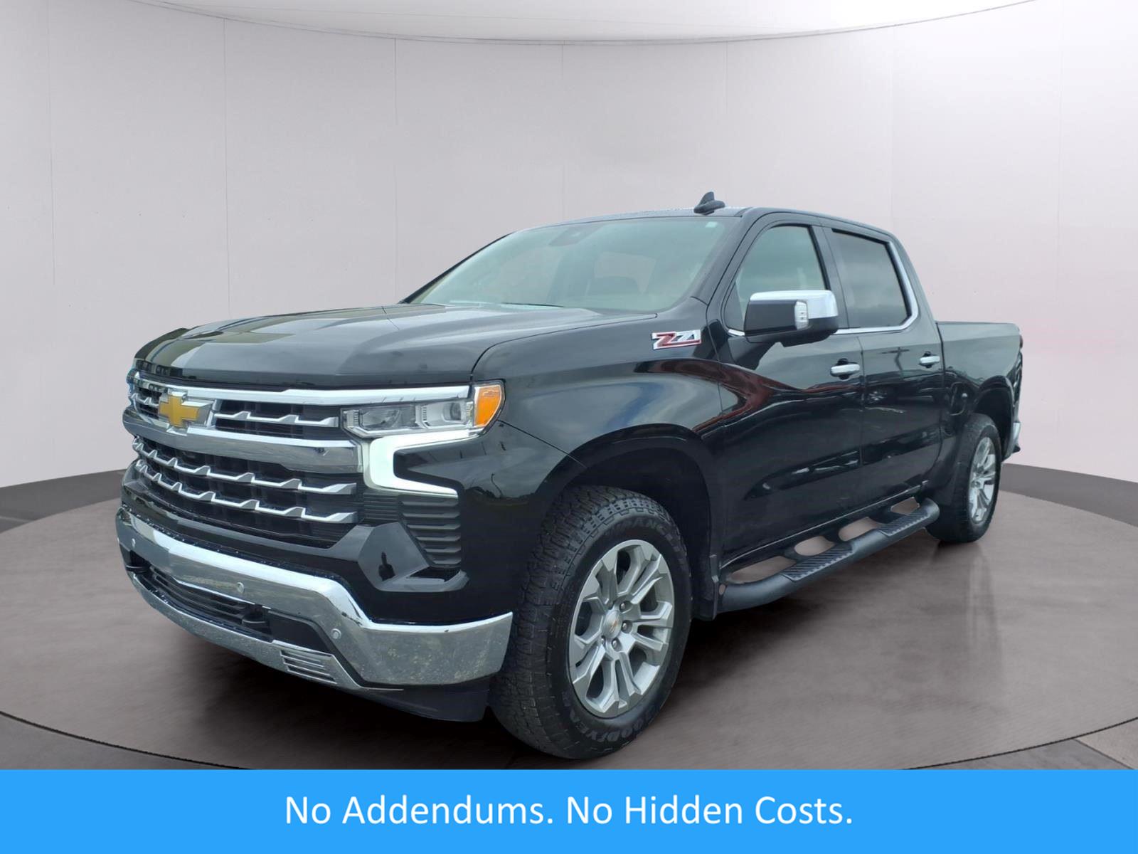 Black 2025 Chevrolet Silverado 1500 Pickup Truck Four-Wheel Drive Automatic