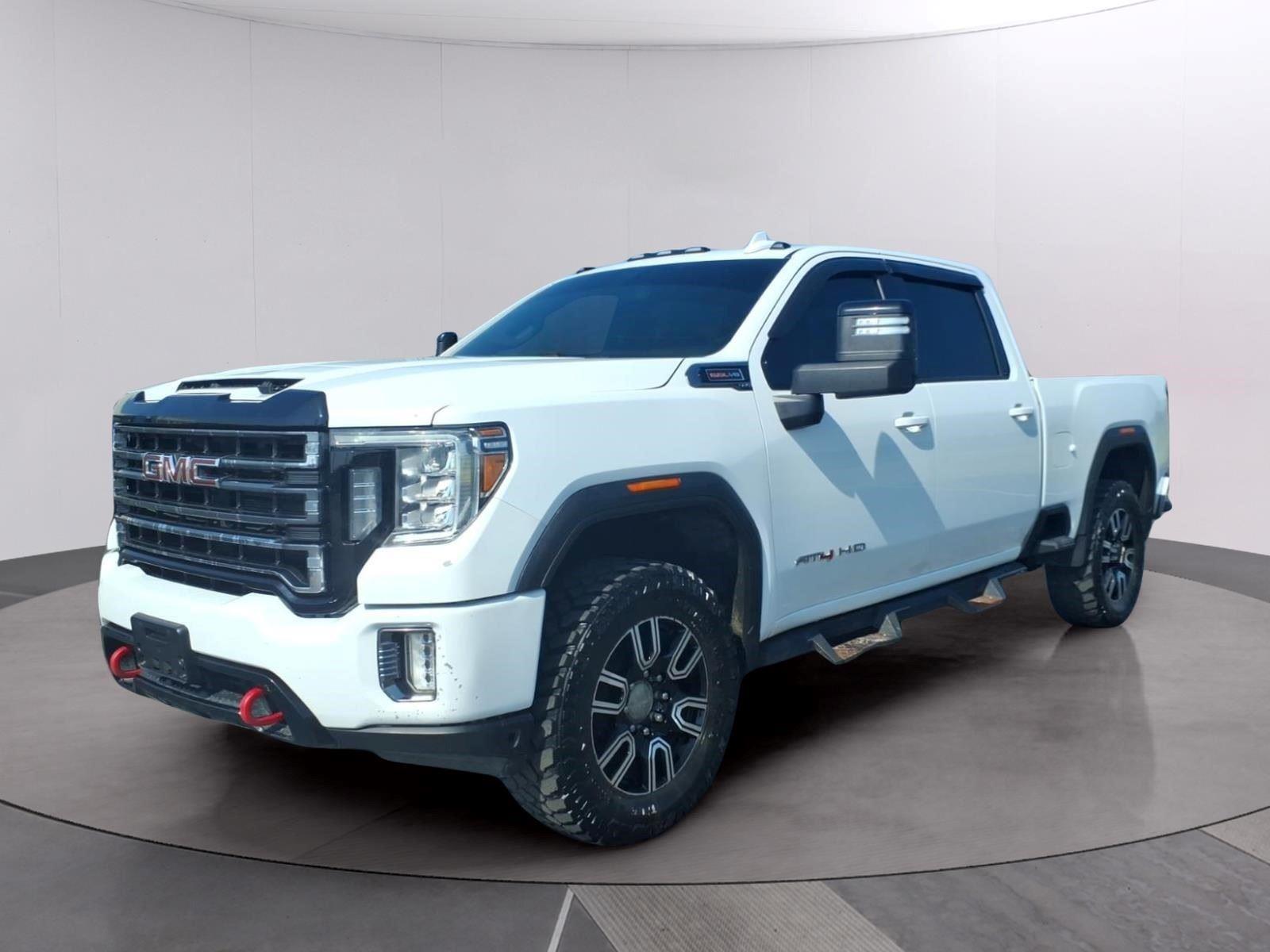 Summit White 2021 GMC Sierra 2500HD Pickup Truck Four-Wheel Drive 6-Speed Automatic