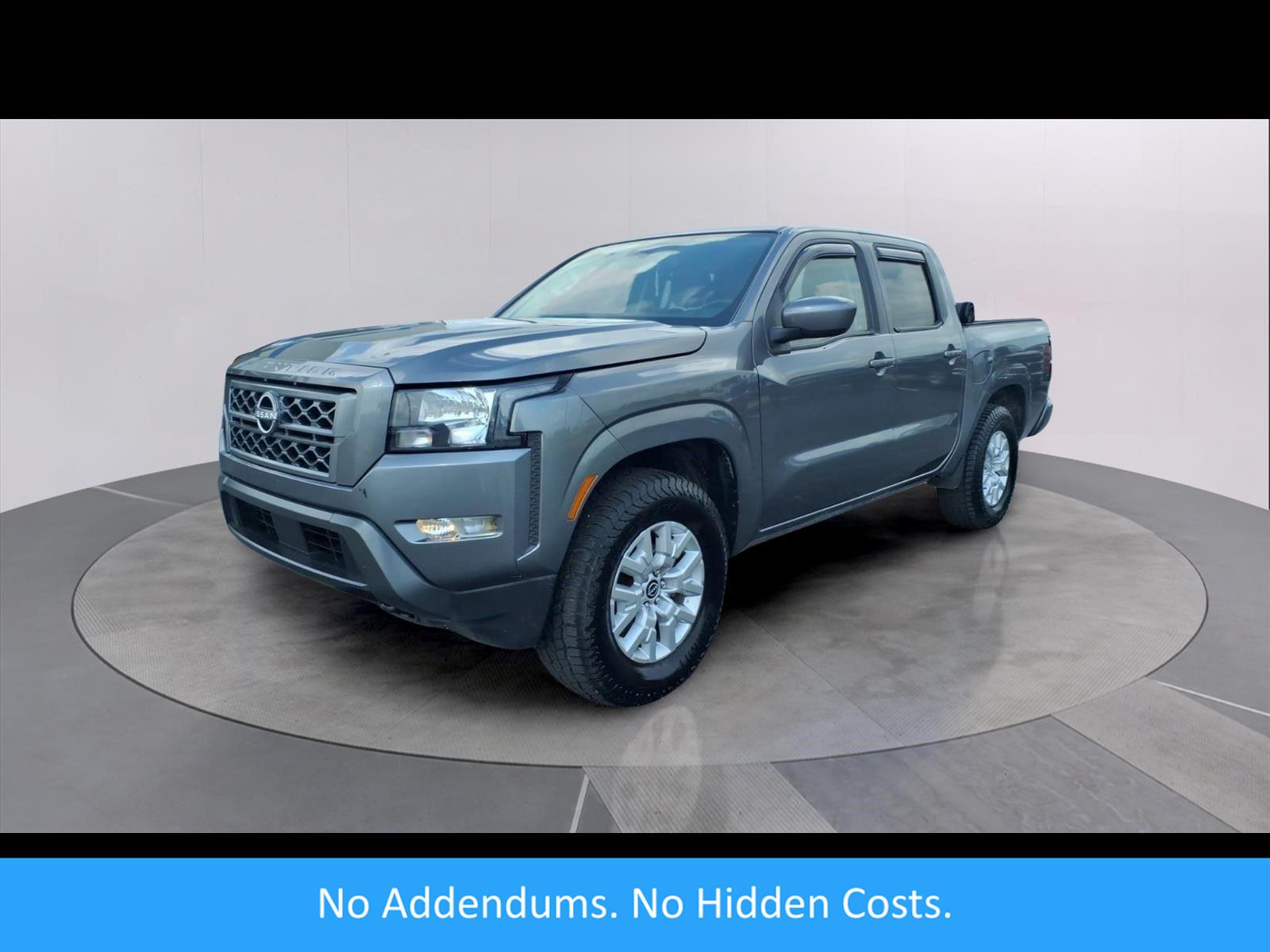 Gray (Gun Metallic) 2022 Nissan Frontier Pickup Truck Four-Wheel Drive Automatic