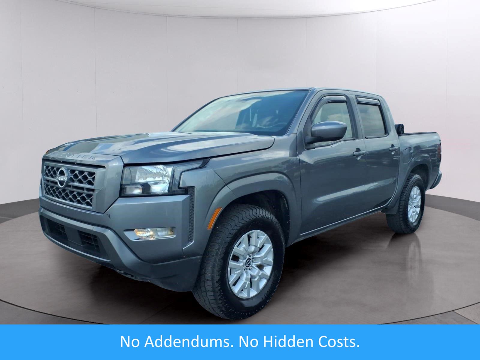 Gray (Gun Metallic) 2022 Nissan Frontier Pickup Truck Four-Wheel Drive Automatic