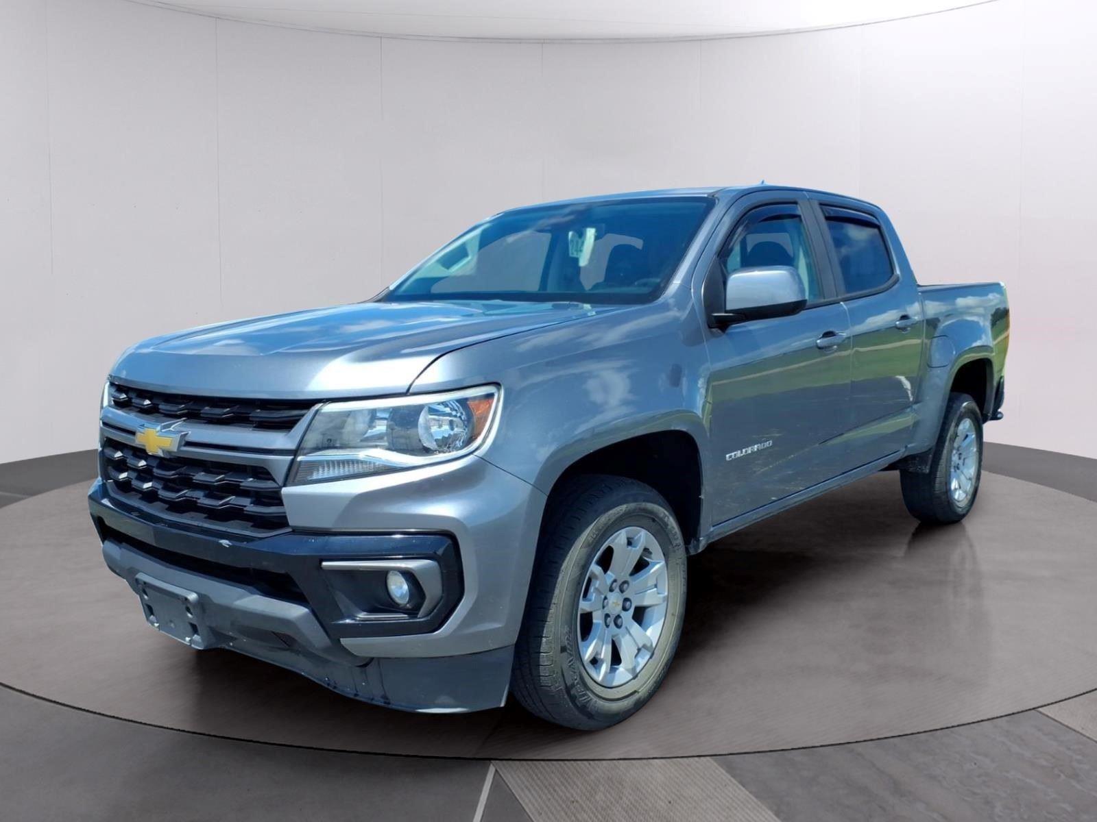 Gray (Satin Steel Metallic) 2021 Chevrolet Colorado Pickup Truck 4X2 6-Speed Automatic
