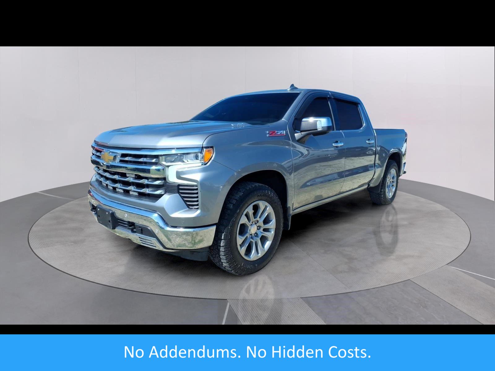 Sterling Gray Metallic 2024 Chevrolet Silverado 1500 Pickup Truck Four-Wheel Drive Automatic