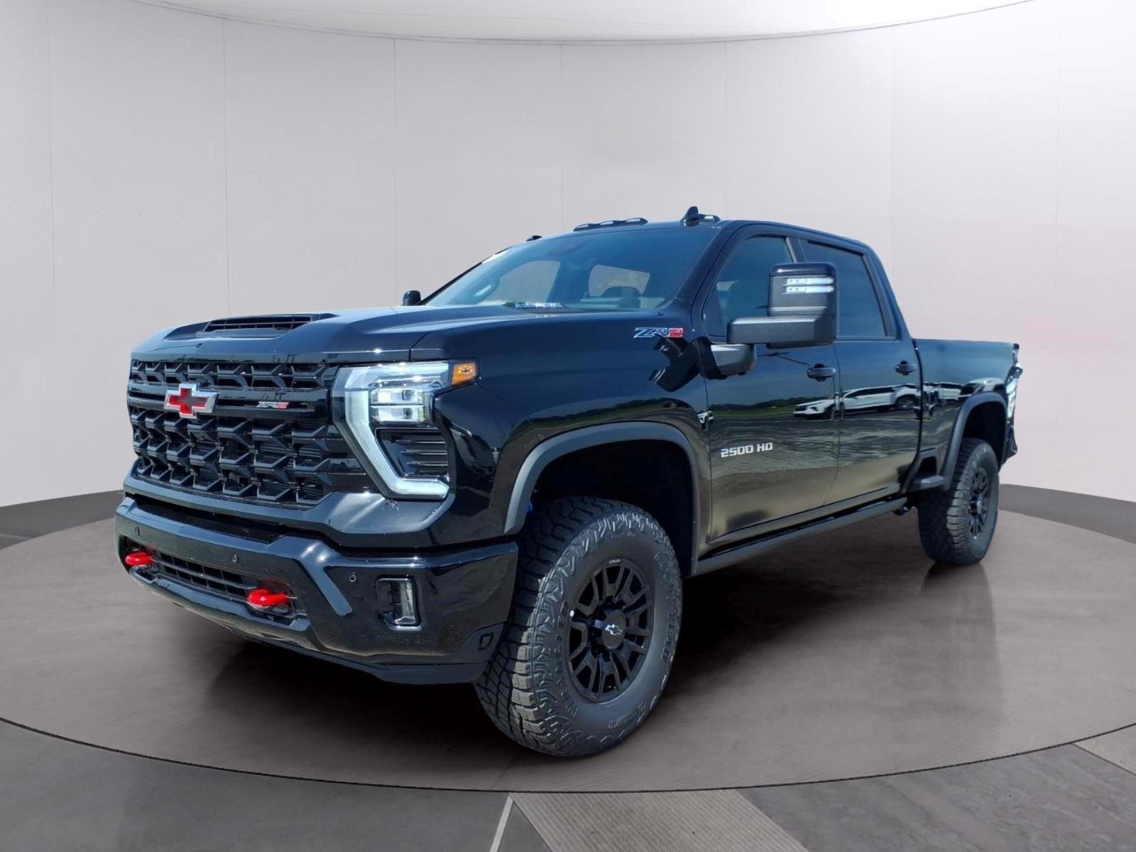 Black 2026 Chevrolet Silverado 2500HD Pickup Truck Four-Wheel Drive Automatic