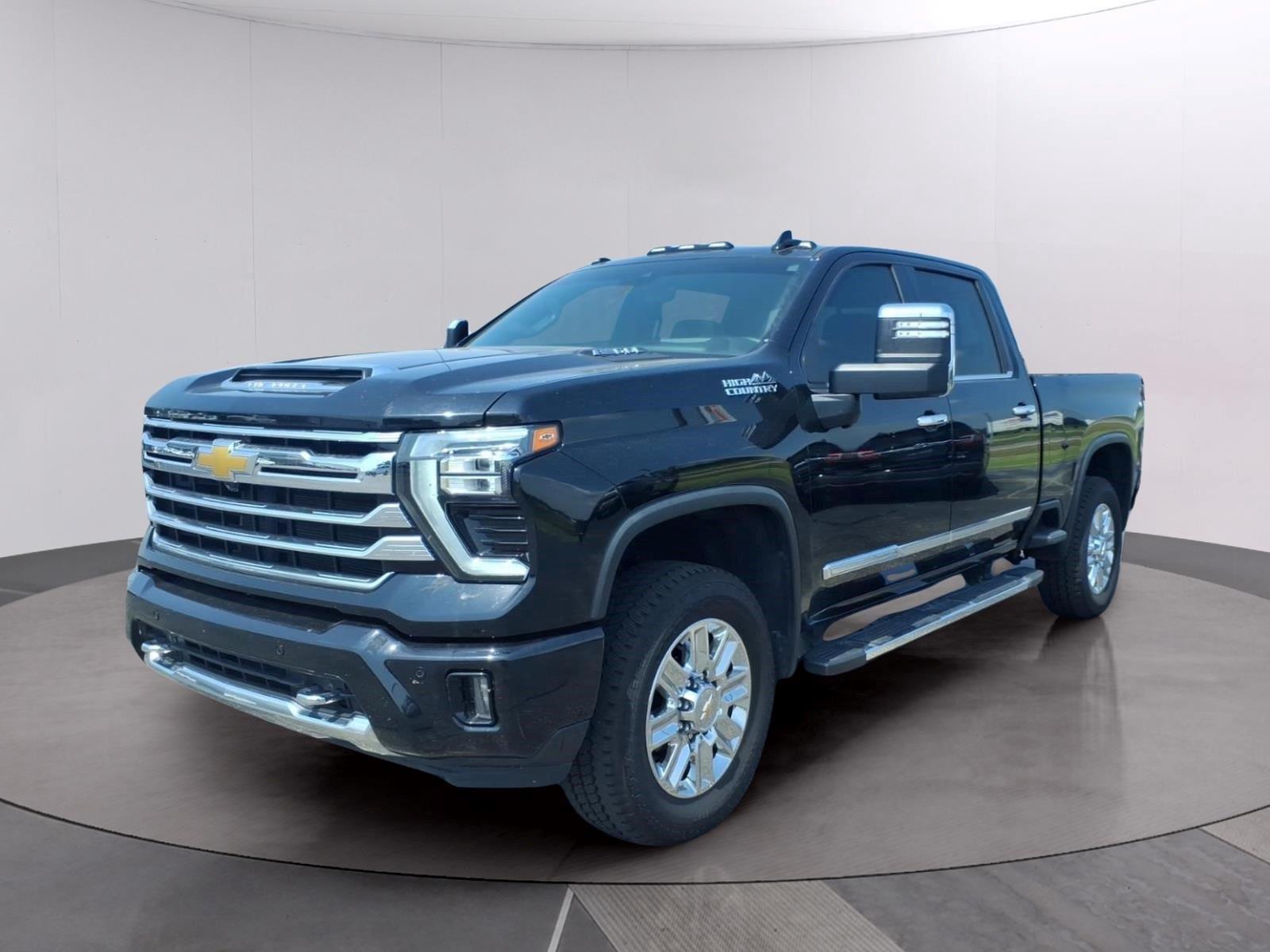 Black 2024 Chevrolet Silverado 2500HD Pickup Truck Four-Wheel Drive Automatic