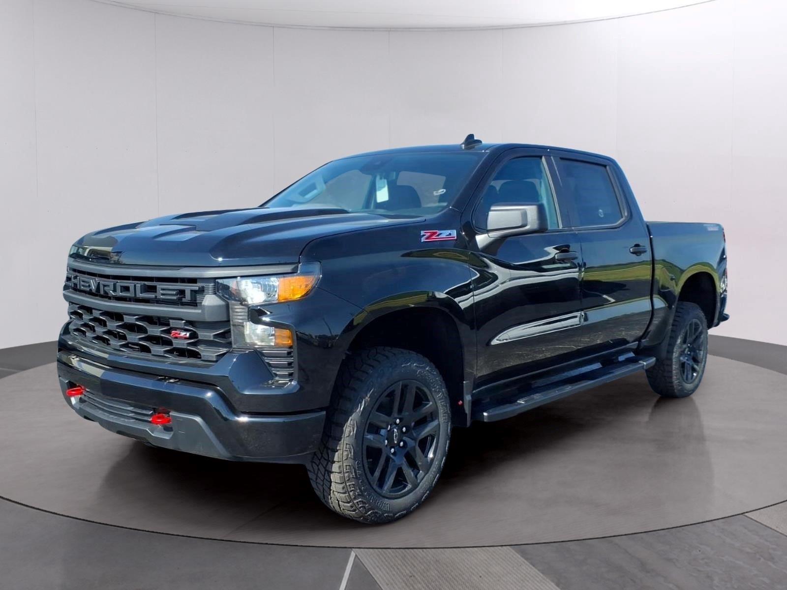 Black 2026 Chevrolet Silverado 1500 Pickup Truck Four-Wheel Drive Automatic