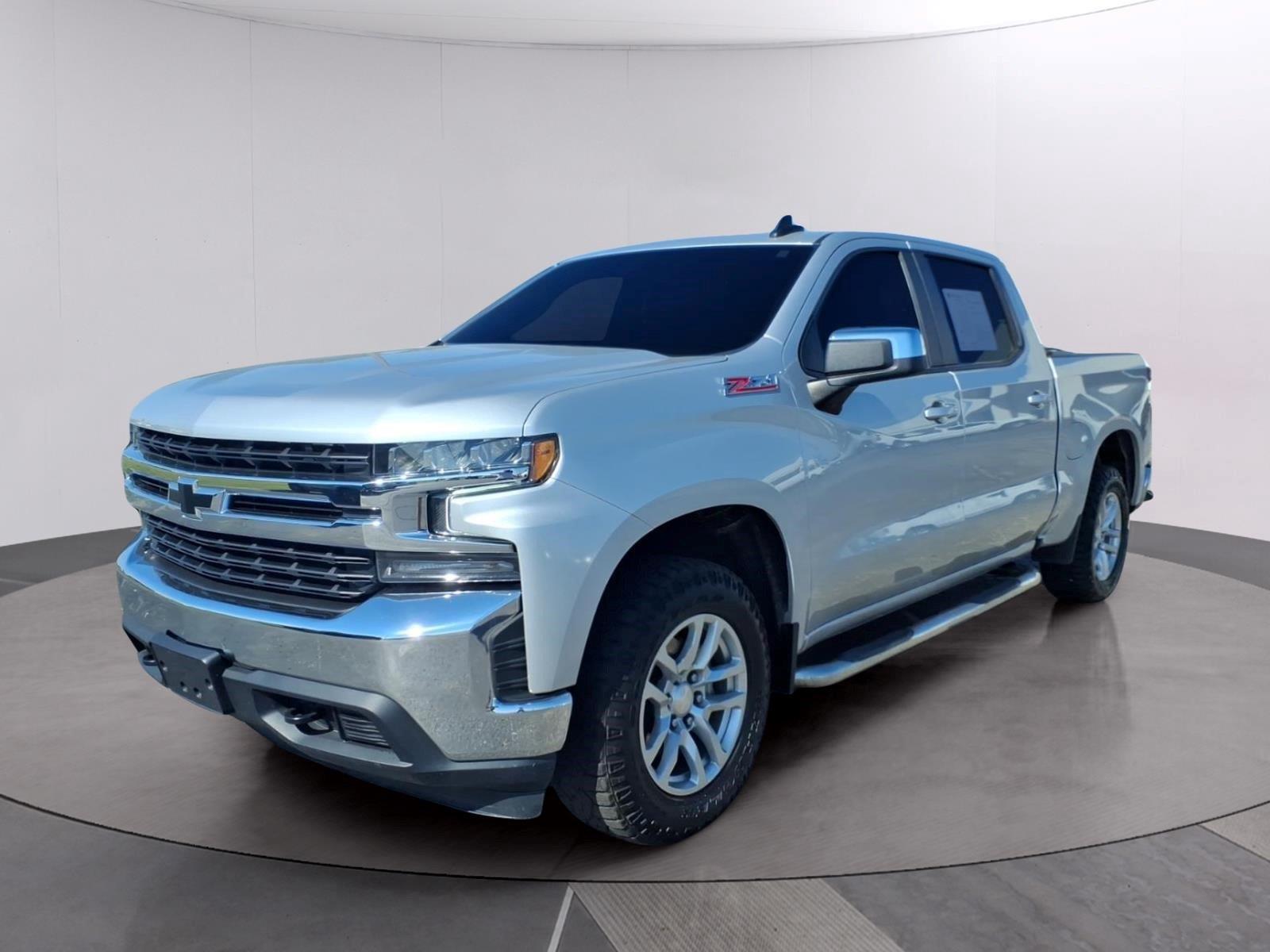 Silver Ice Metallic 2021 Chevrolet Silverado 1500 Pickup Truck Four-Wheel Drive 8-Speed Automatic