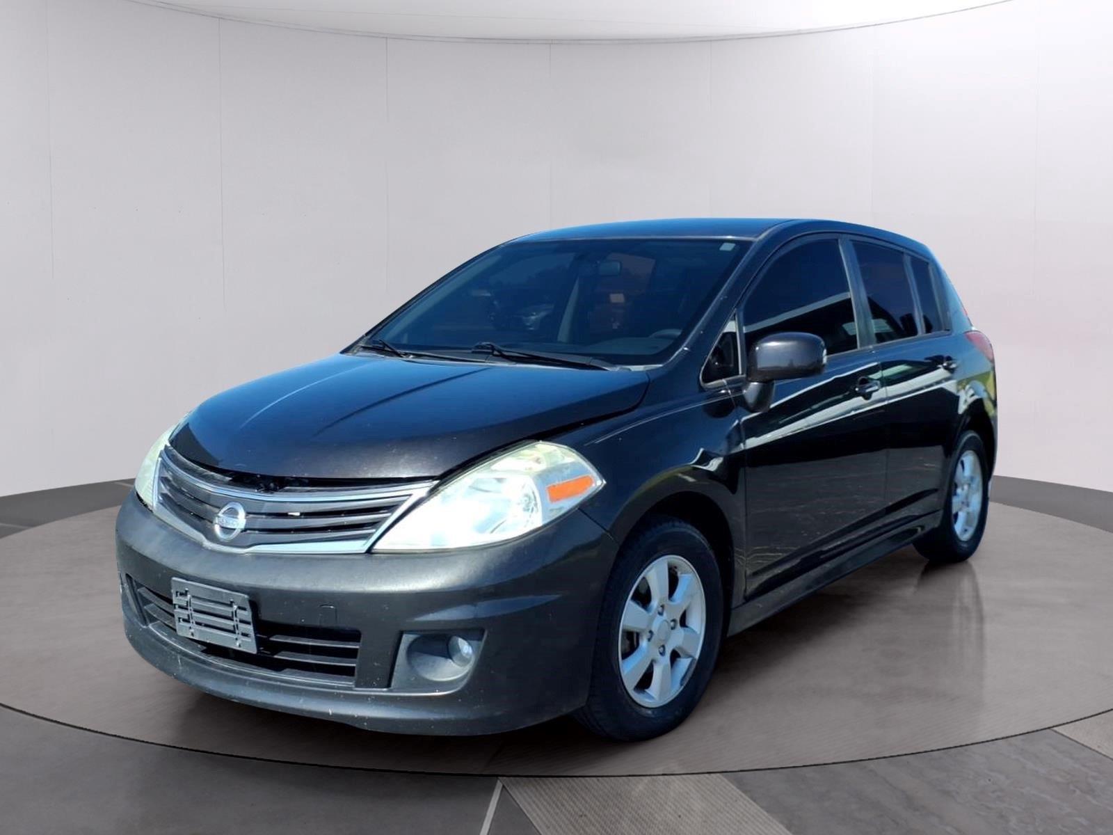 Brown (Espresso Black Metallic) 2010 Nissan Versa Hatchback Front-Wheel Drive Continuously Variable Transmission
