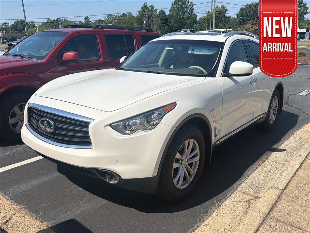 Moonlight White 2013 INFINITI FX37 SUV / Crossover All-Wheel Drive Automatic