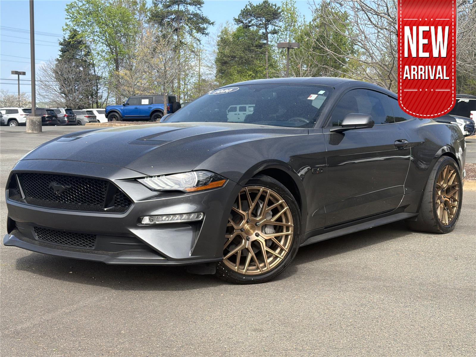 Gray (Magnetic Metallic) 2020 Ford Mustang GT Coupe RWD Coupe Rear-Wheel Drive 6-Speed Manual