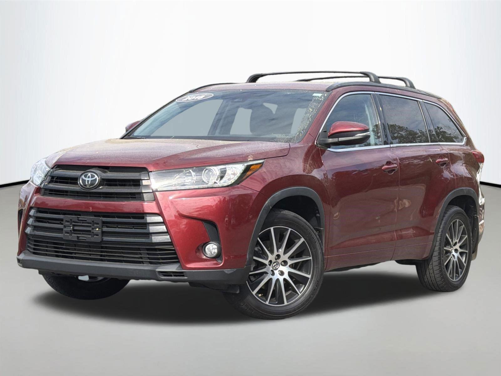 Salsa Red Pearl 2018 Toyota Highlander SE AWD SUV / Crossover All-Wheel Drive Automatic