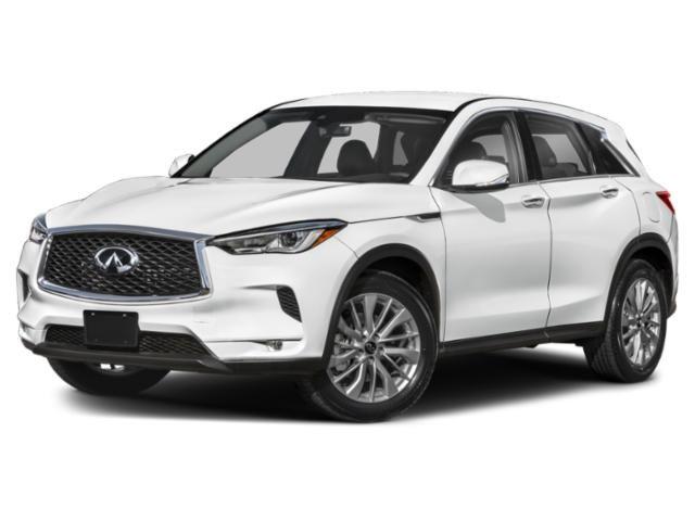 Radiant White 2024 INFINITI QX50 Luxe AWD SUV / Crossover All-Wheel Drive Continuously Variable Transmission