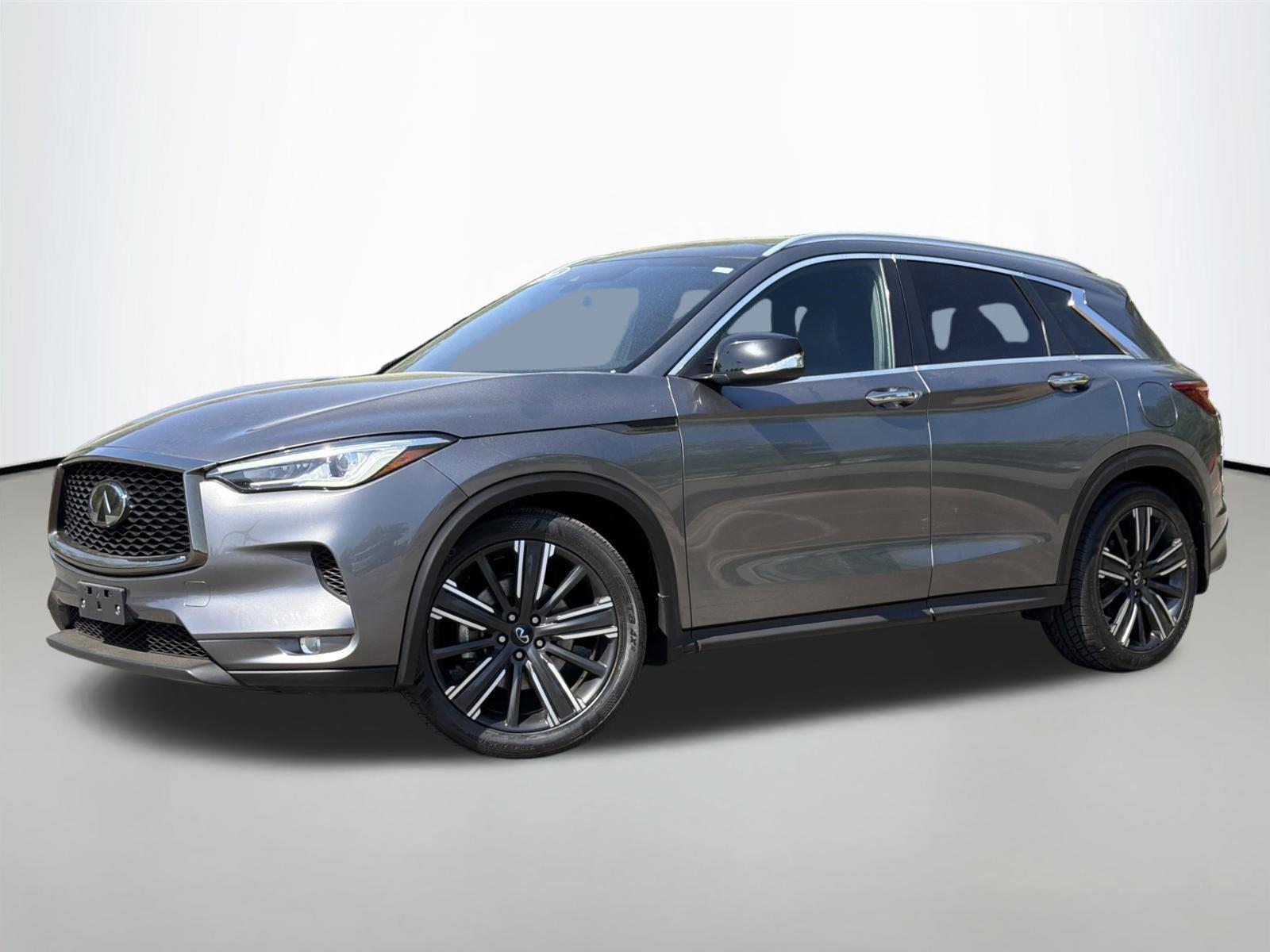 Gray (Graphite Shadow) 2021 INFINITI QX50 Luxe AWD SUV / Crossover All-Wheel Drive Continuously Variable Transmission