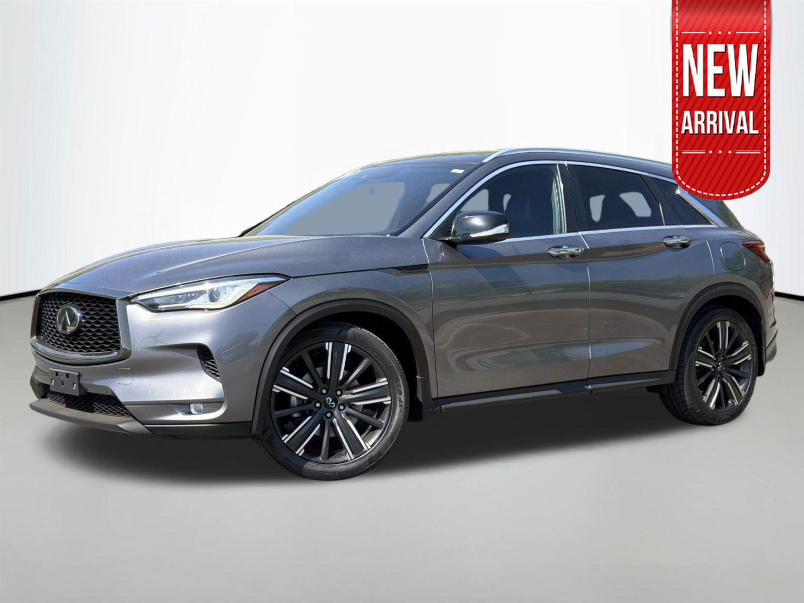 Gray (Graphite Shadow) 2021 INFINITI QX50 Luxe AWD SUV / Crossover All-Wheel Drive Continuously Variable Transmission