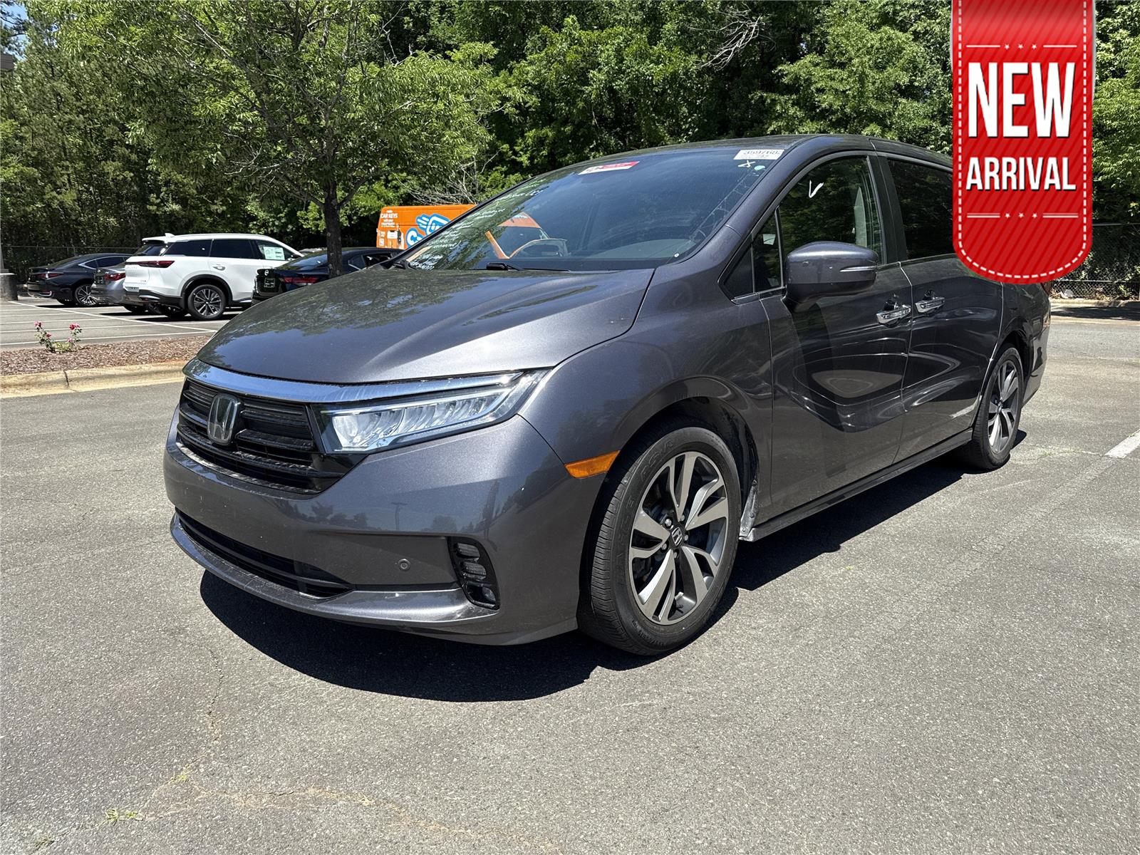 Gray (Modern Steel Metallic) 2023 Honda Odyssey Touring FWD Minivan Front-Wheel Drive Automatic