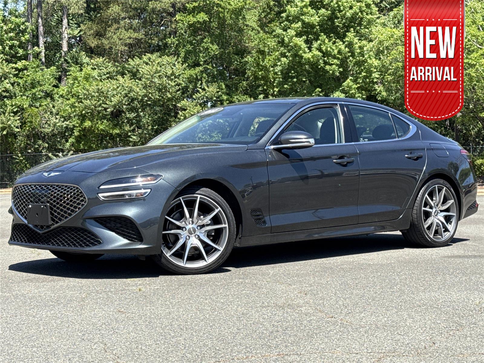 Black Forest Green 2022 Genesis G70 2.0T RWD Sedan Rear-Wheel Drive Automatic