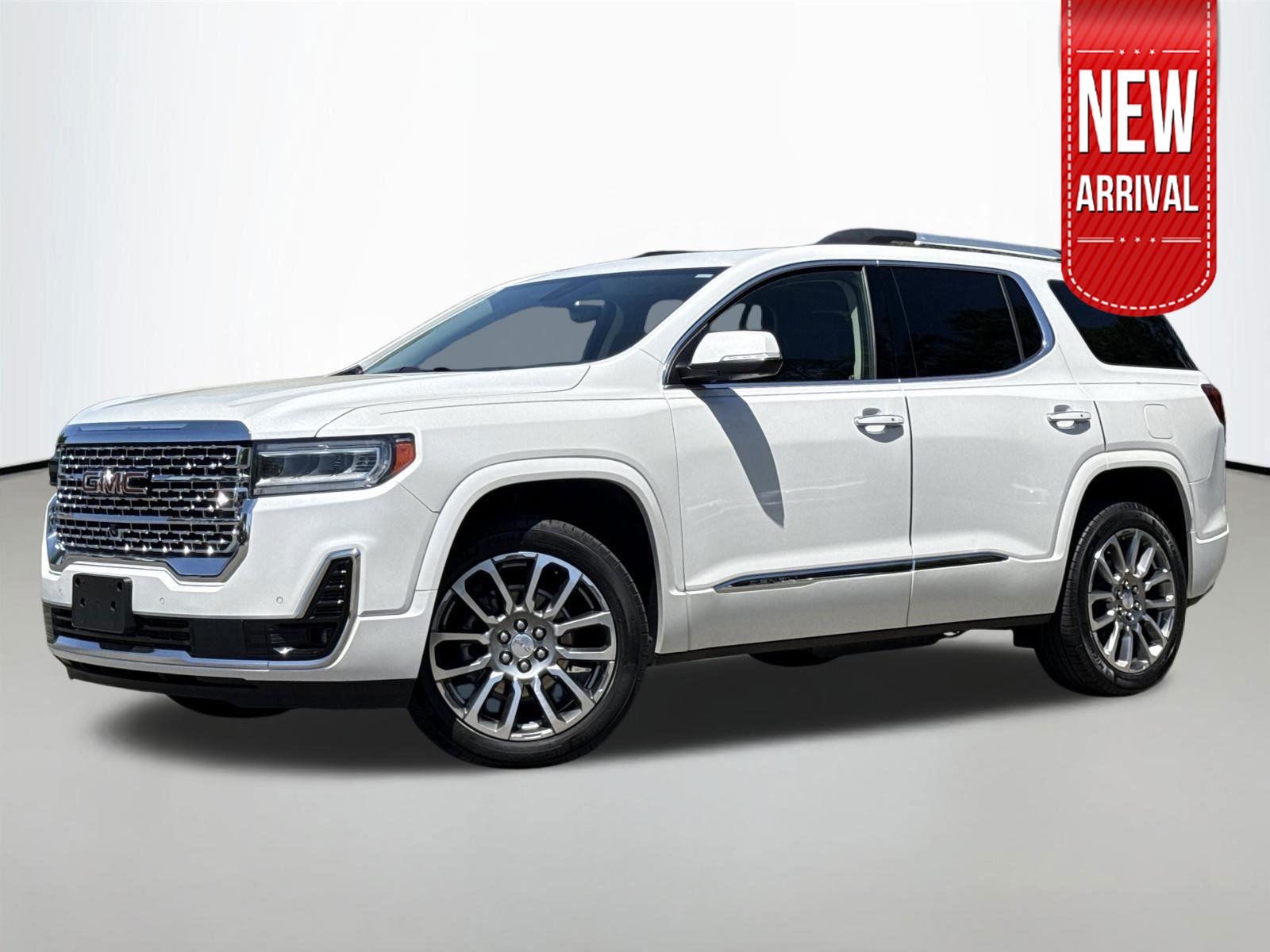 White Frost Tricoat 2023 GMC Acadia Denali AWD SUV / Crossover Four-Wheel Drive 9-Speed Automatic